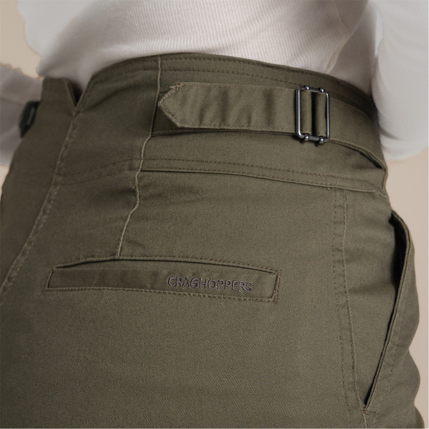 Kraťasy Craghoppers Wild Olive 982830 Women's Araby Walking Shorts - 5