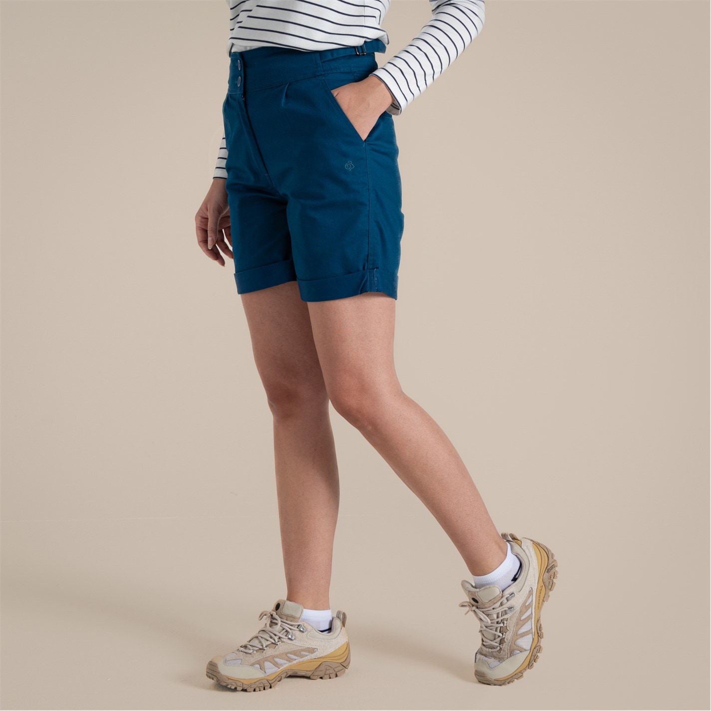 Kraťasy Craghoppers PoseidonBlue 6769892 Women's Araby Walking Shorts - 1