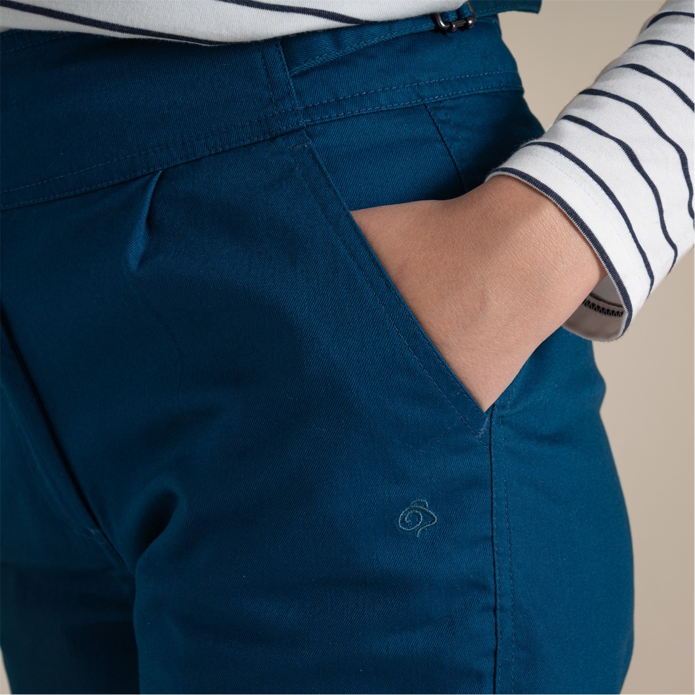 Kraťasy Craghoppers PoseidonBlue 6769892 Women's Araby Walking Shorts - 5