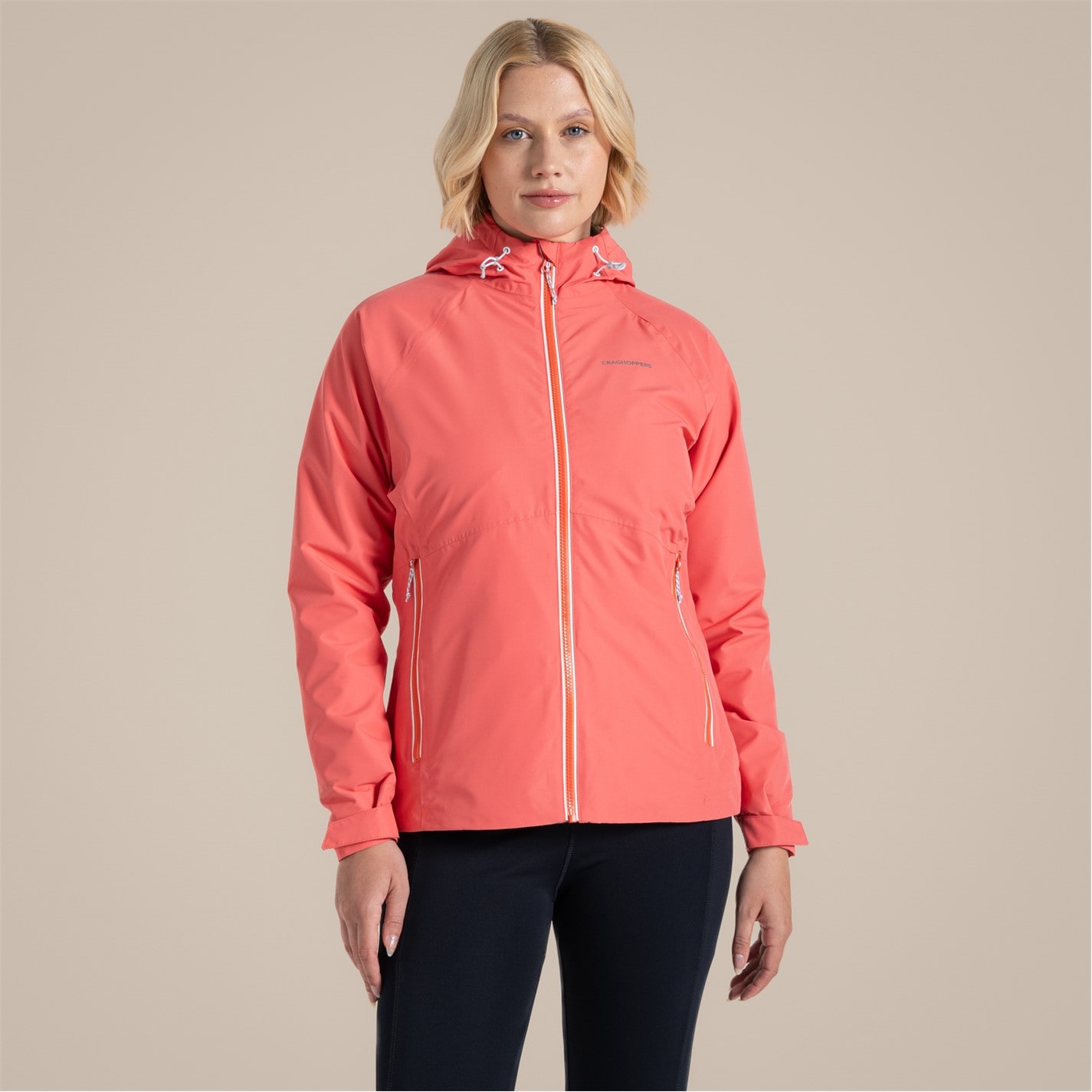 Dámska bunda Craghoppers Deep Coral 9896821 Women's Crag Brielle Waterproof Jacket - 1