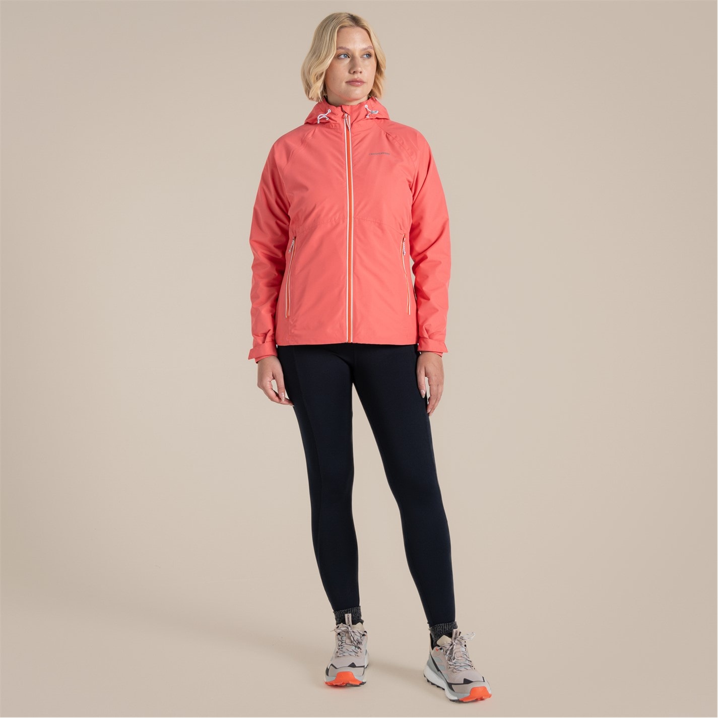 Dámska bunda Craghoppers Deep Coral 9896821 Women's Crag Brielle Waterproof Jacket - 3