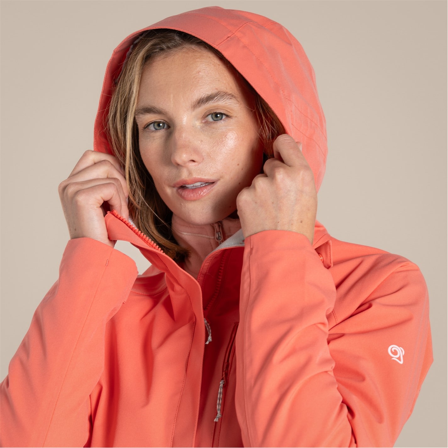 Bunda Craghoppers Deep Coral 4133804 Women's Caldbeck Waterproof Jacket - 6