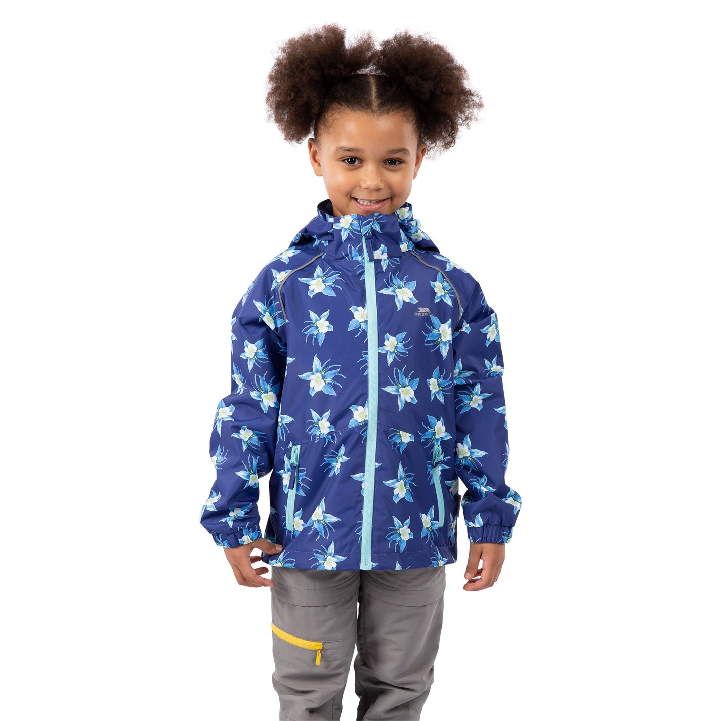 Trespass Dark Blue 8950190 Kids' Joyfull Waterproof Reflective Waterproof Jacket - 3