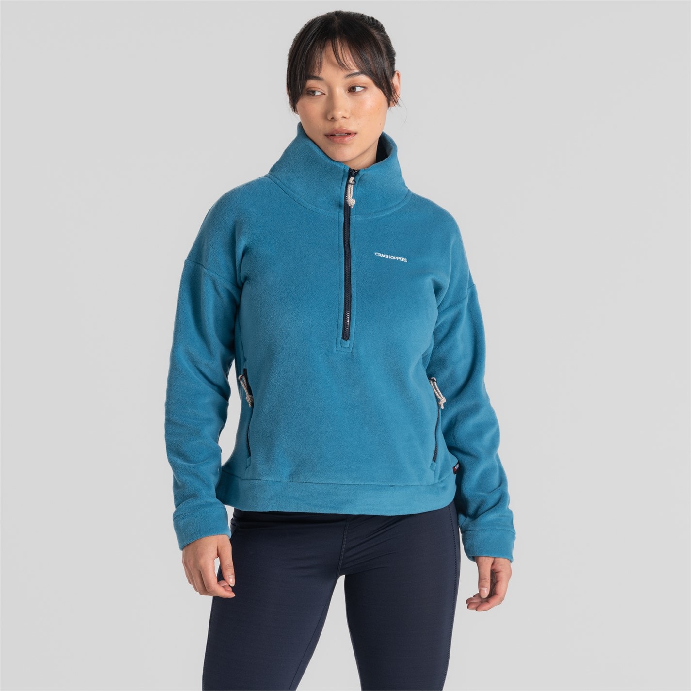 Mikina Craghoppers Tay Blue 9464548 Women's Crag Caprice 1/4 Zip Fleece - 1