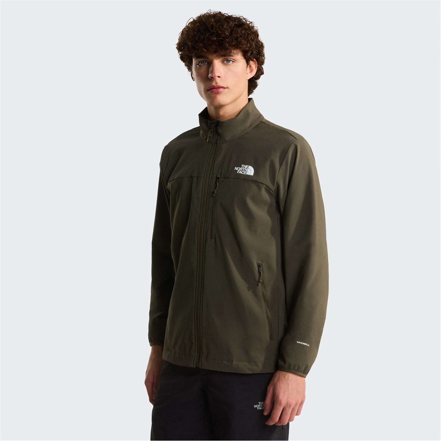Bunda The North Face Taupe Green 9166822 Men's Nimble Wind-Resistant Water-Repellent Softshell Jacket - 3