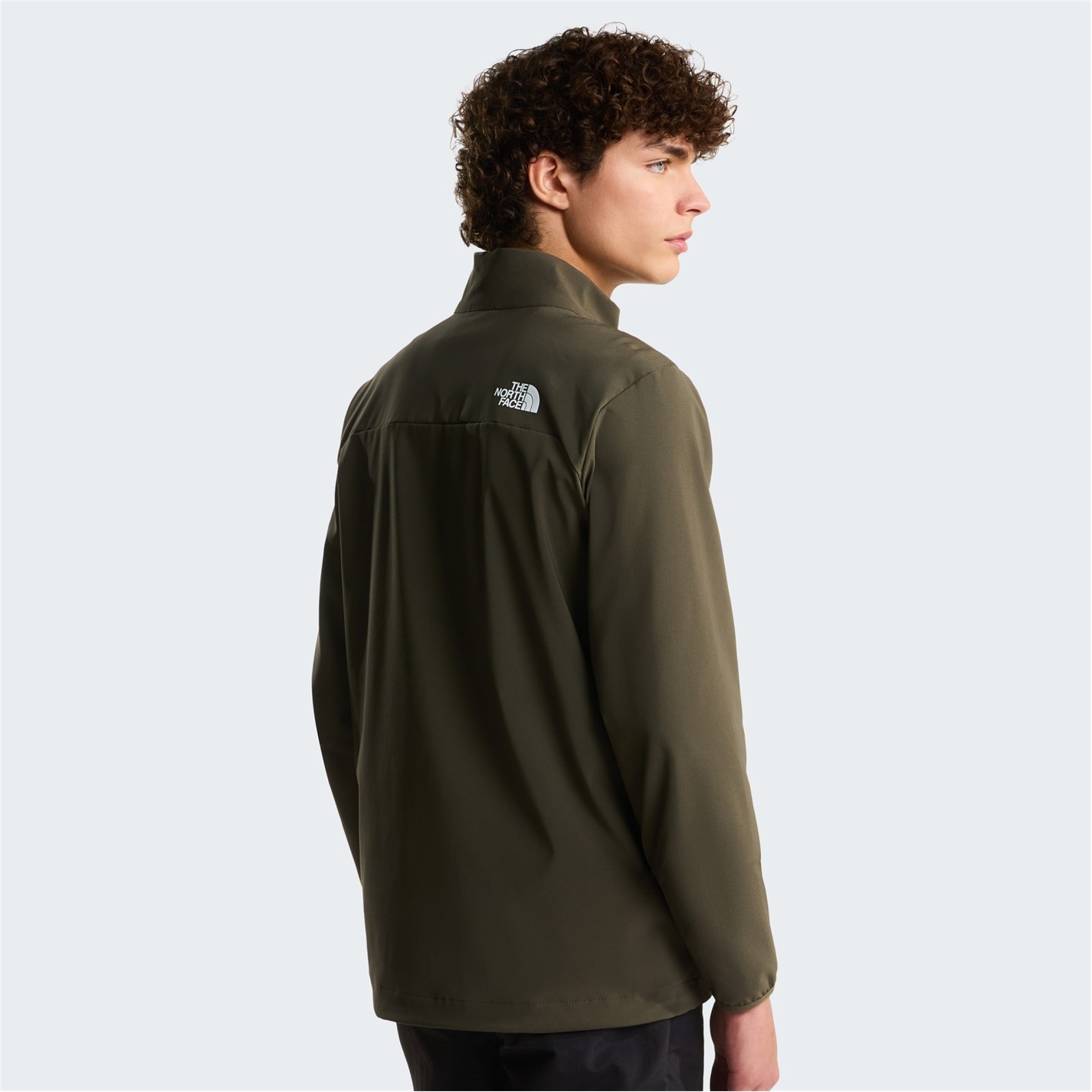 Bunda The North Face Taupe Green 9166822 Men's Nimble Wind-Resistant Water-Repellent Softshell Jacket - 4