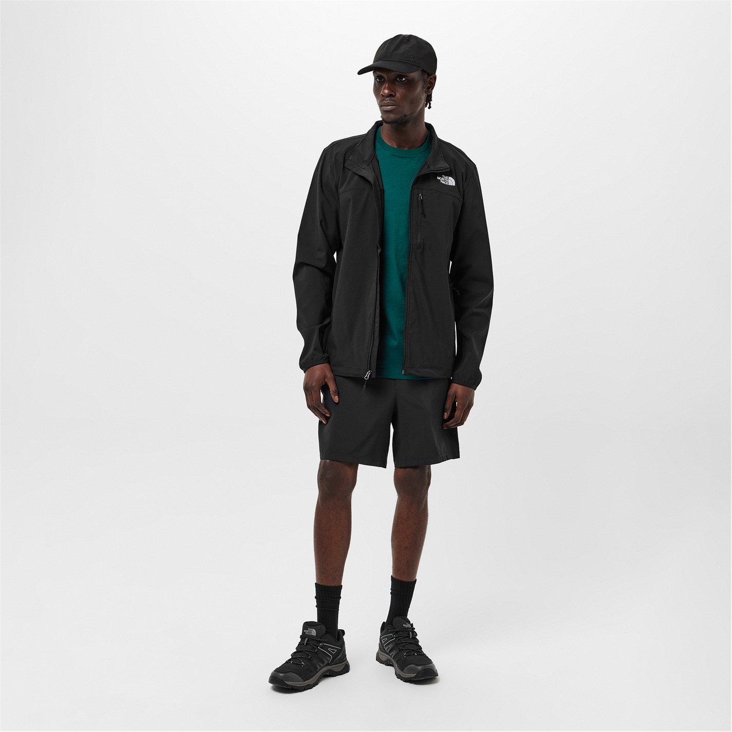 Bunda The North Face TNF Black 4330933 Men's Nimble Wind-Resistant Water-Repellent Softshell Jacket - 6
