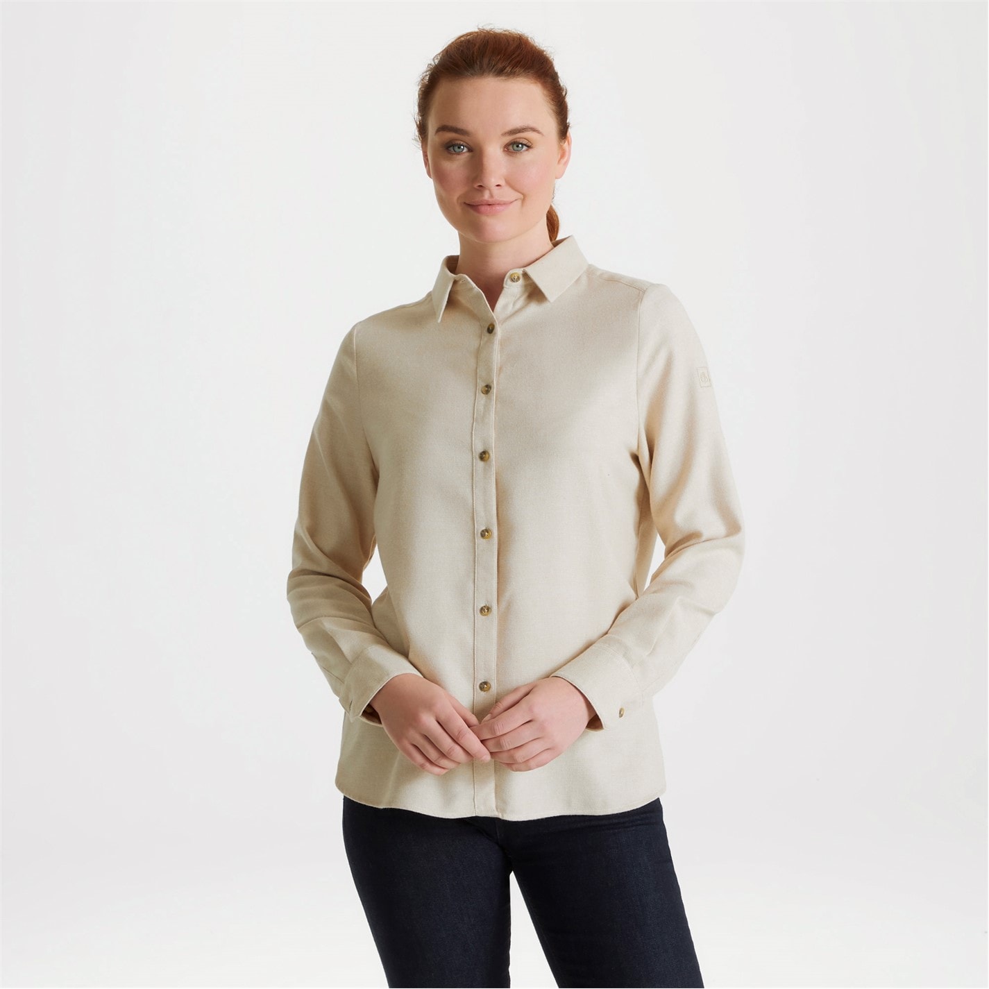Košile Craghoppers Lt Raffia Ml 8777224 Women's Dornoch Long Sleeve Shirt - 2