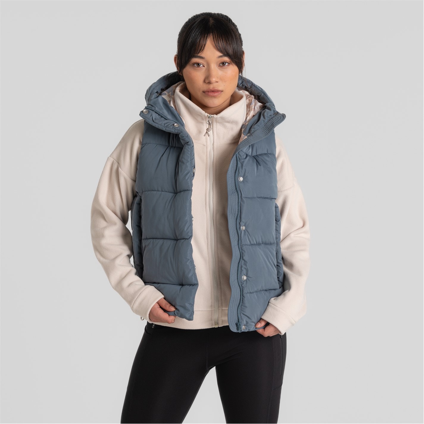 Dámska bunda Craghoppers Winter Sky 1272478 Women's Eilish Hooded Sleeveless Gilet - 6