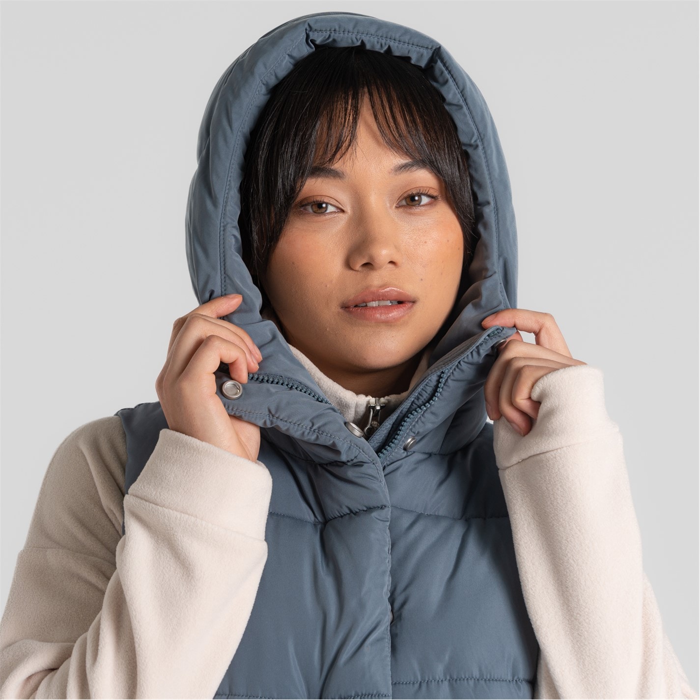 Dámska bunda Craghoppers Winter Sky 1272478 Women's Eilish Hooded Sleeveless Gilet - 8