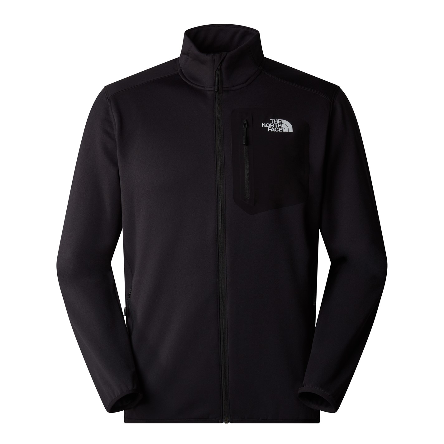 Mikina The North Face Black 2040162 Crest Full Zip Fleece Mens - 1