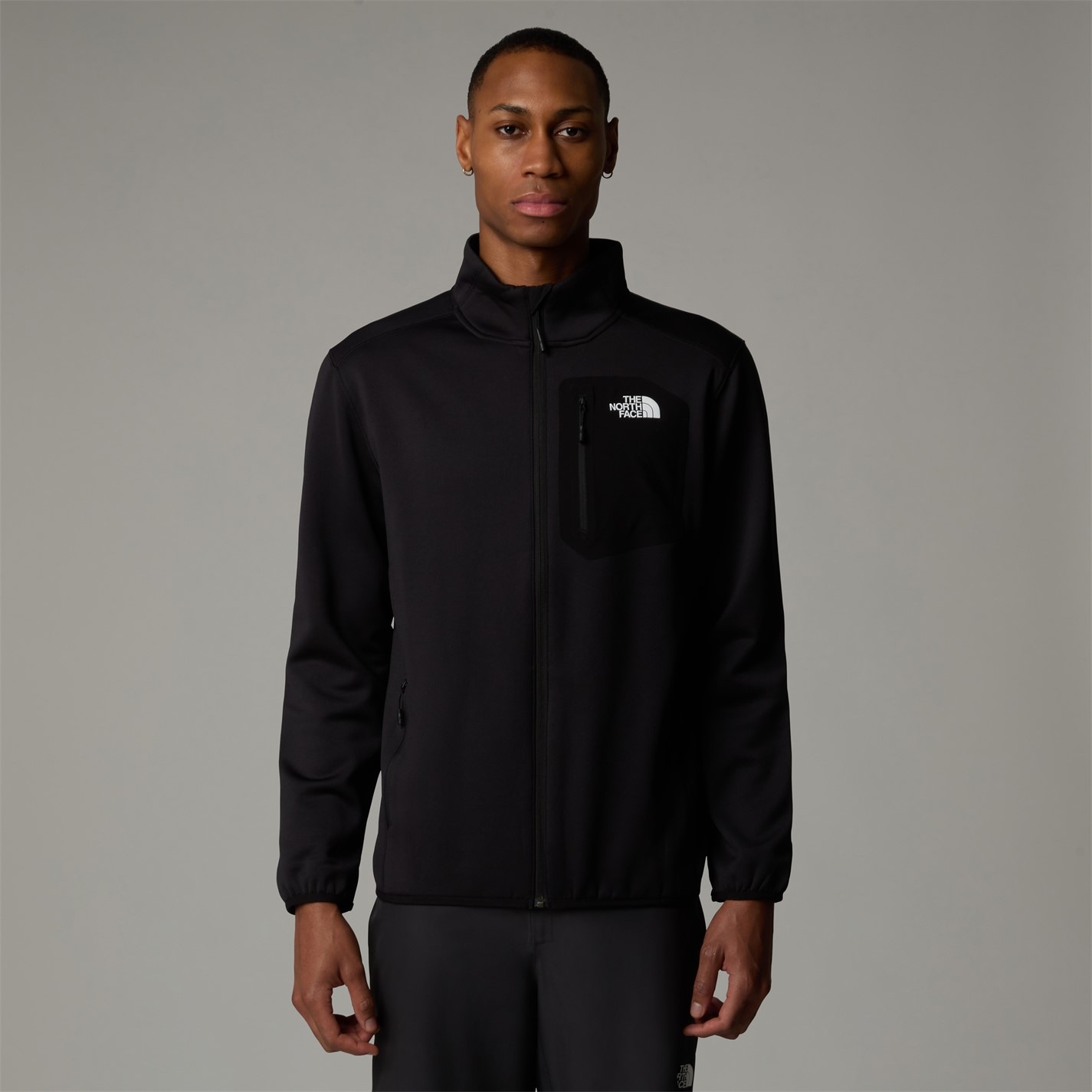 Mikina The North Face Black 2040162 Crest Full Zip Fleece Mens - 2