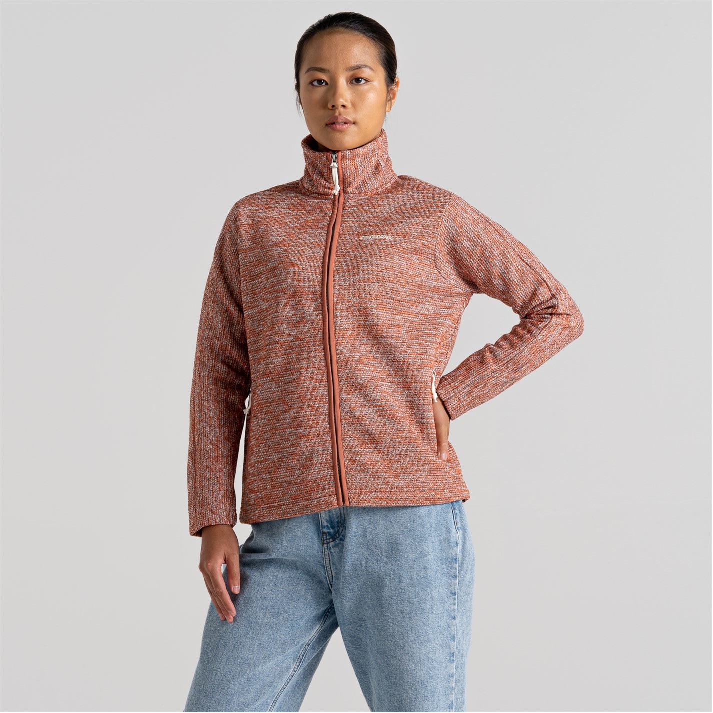Mikina Craghoppers Warm Russett 6611964 Women's Crag Mabel Full-Zip Fleece - 1