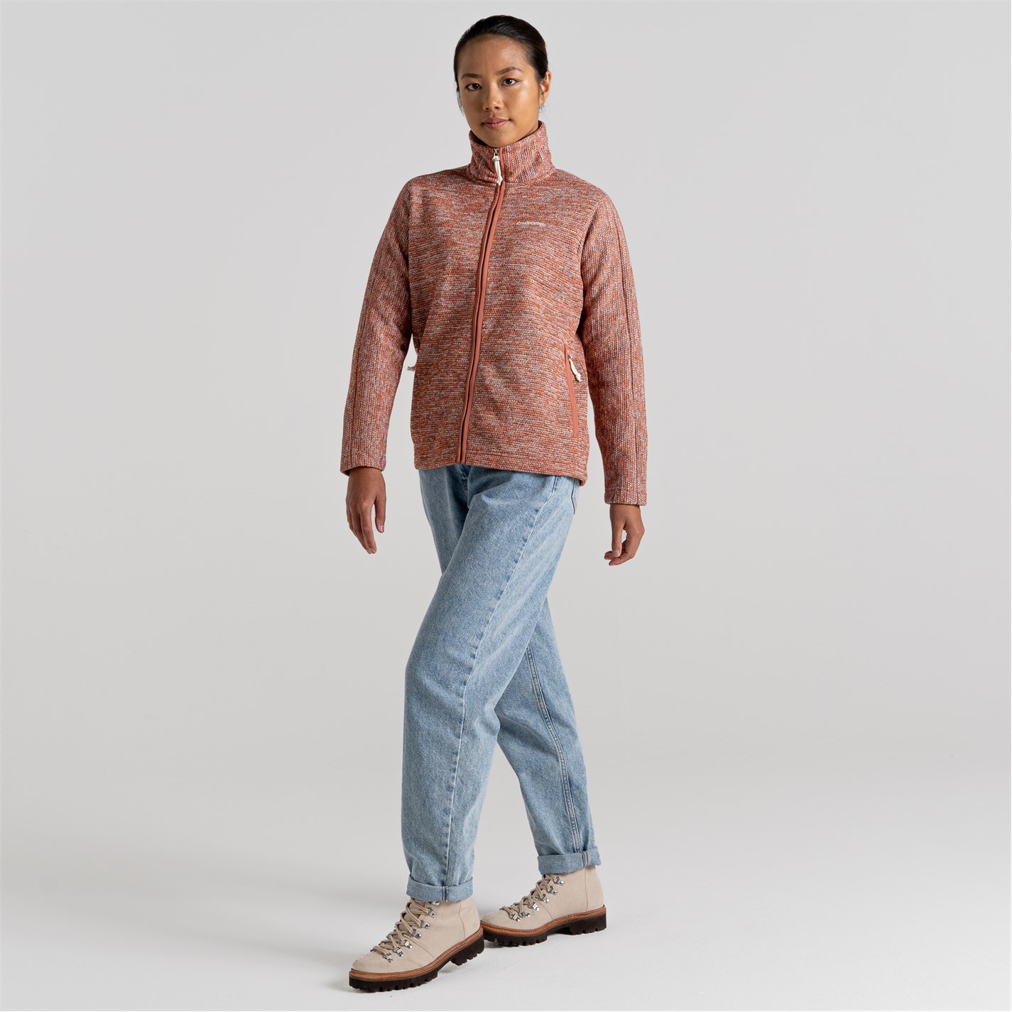 Mikina Craghoppers Warm Russett 6611964 Women's Crag Mabel Full-Zip Fleece - 2