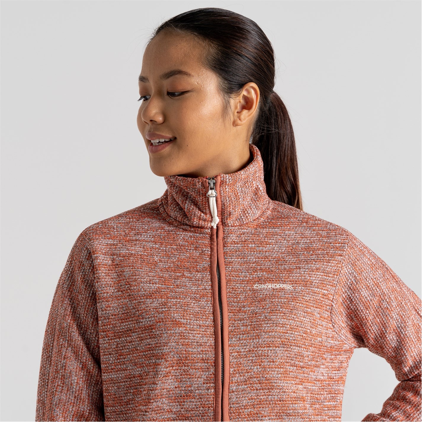 Mikina Craghoppers Warm Russett 6611964 Women's Crag Mabel Full-Zip Fleece - 4