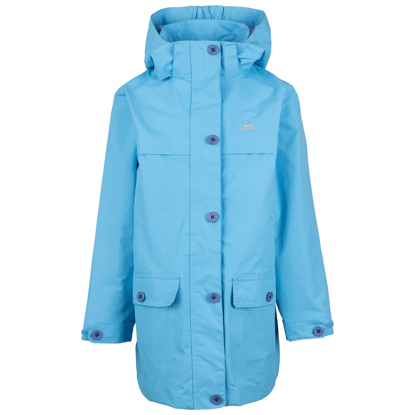 Trespass Blue Skies 6556003 Kids' Fairly Waterproof Lightweight Jacket - 8