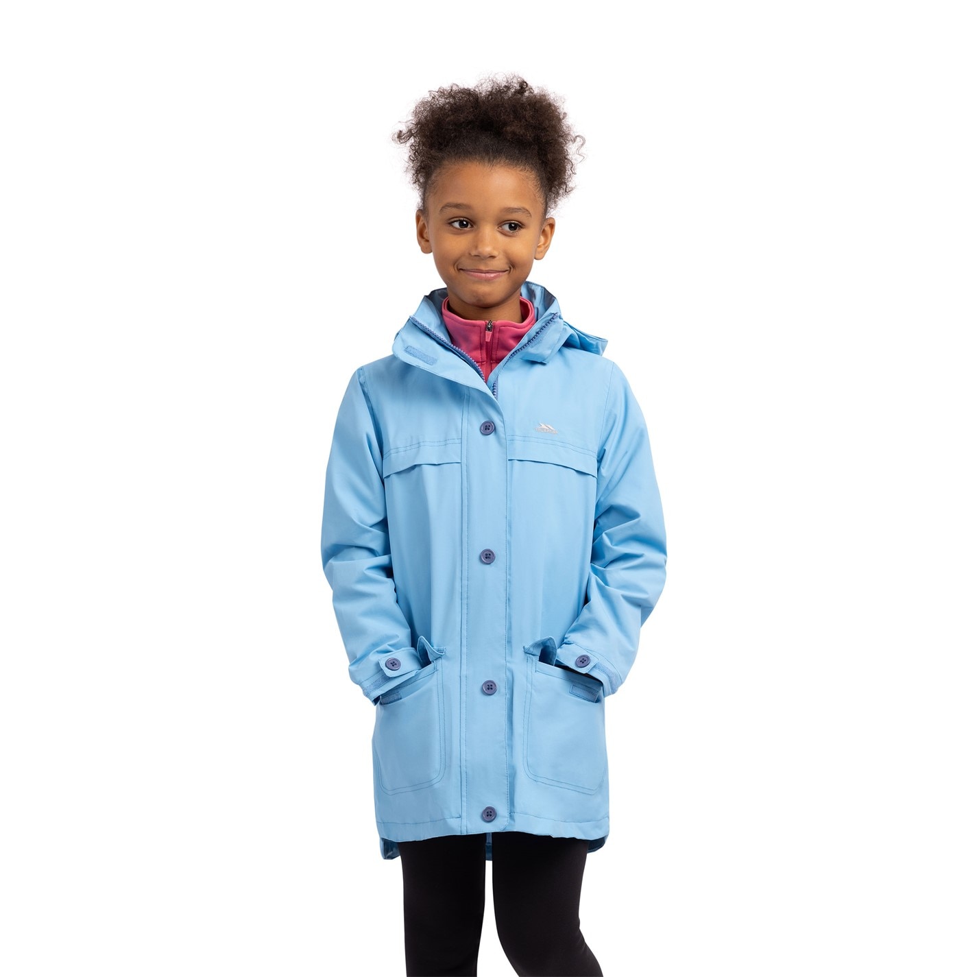 Trespass Blue Skies 6556003 Kids' Fairly Waterproof Lightweight Jacket - 4