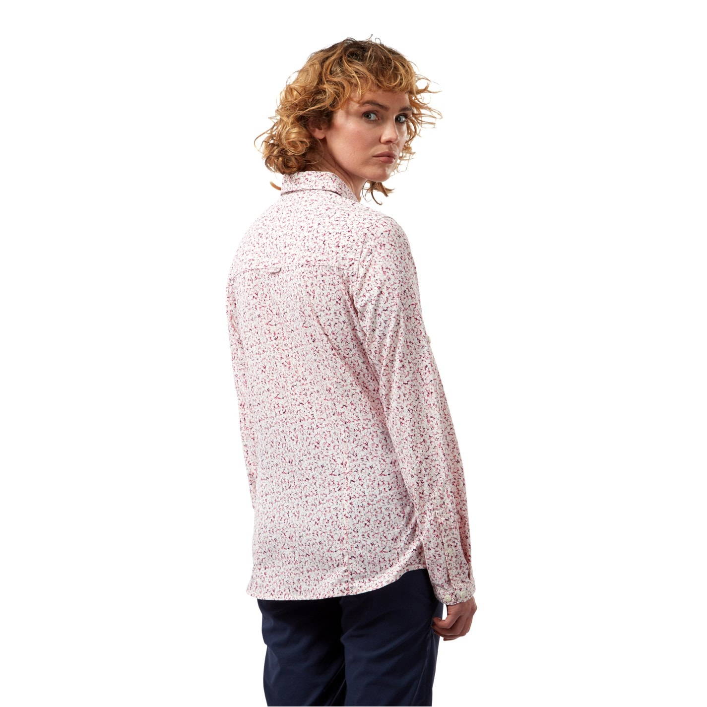 Košile Craghoppers Raspbrry Prt 4225382 Women's Crag Fara Long-Sleeve Shirt - 3