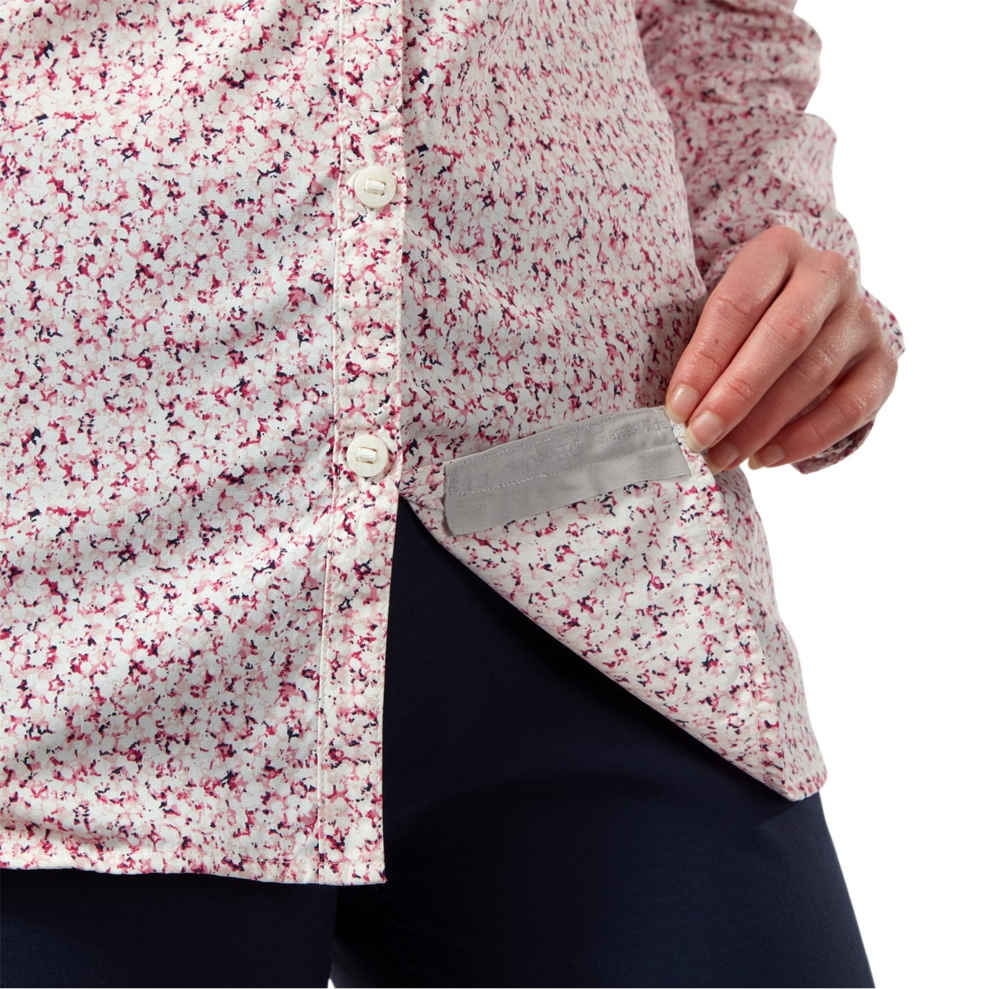 Košile Craghoppers Raspbrry Prt 4225382 Women's Crag Fara Long-Sleeve Shirt - 5