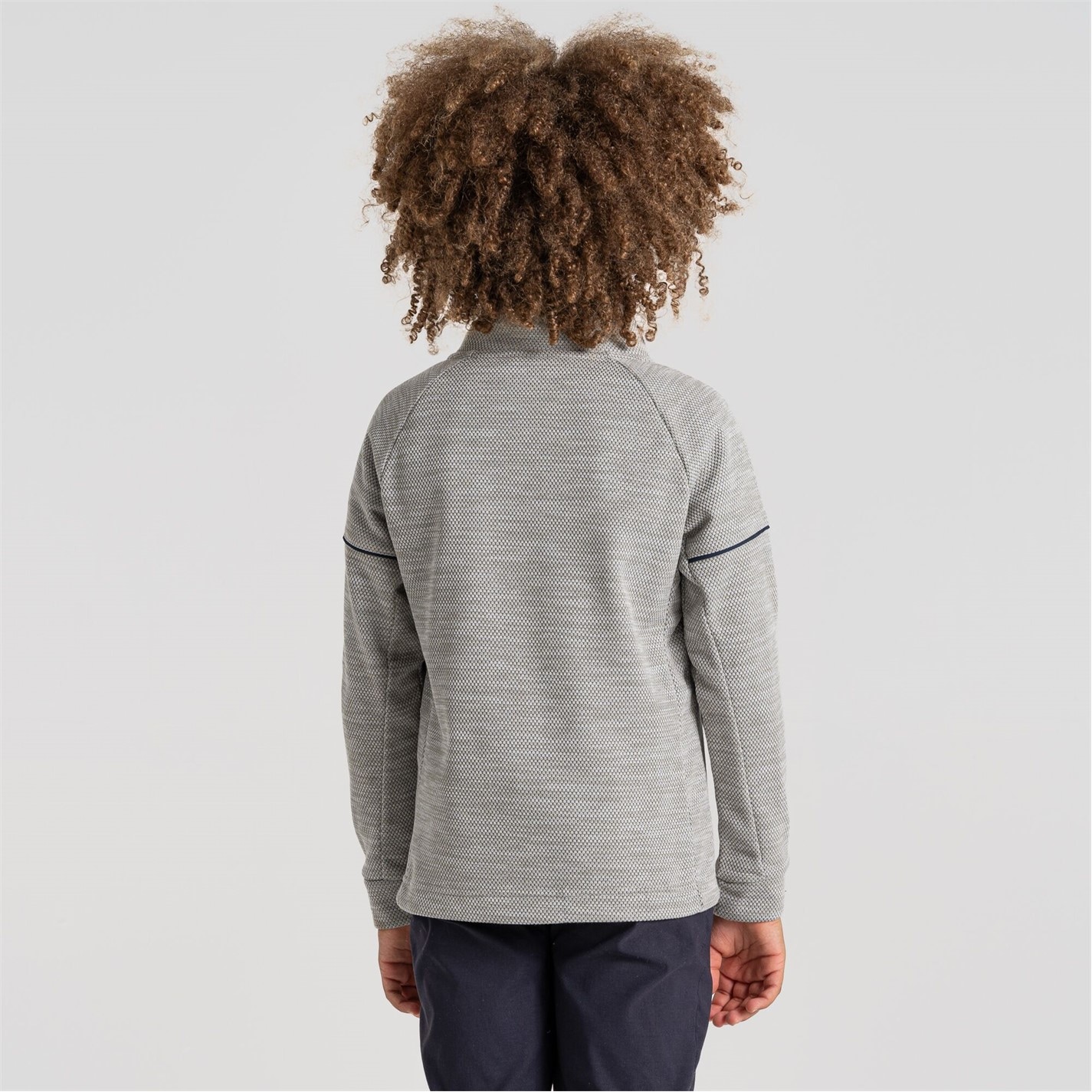 Craghoppers Silver Cloud 2004311 Unisex Kids' Crag Nico Hooded Full-Zip Fleece - 5