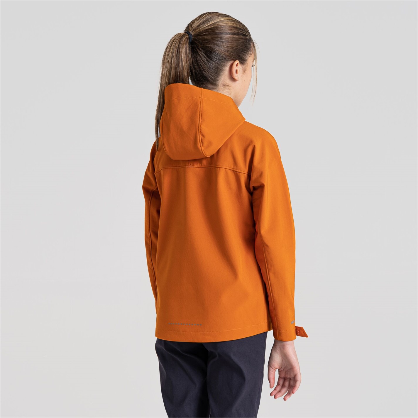 Craghoppers Canyon Orng 4414700 Unisex Kids' Crag Landon Hooded Softshell Jacket - 3