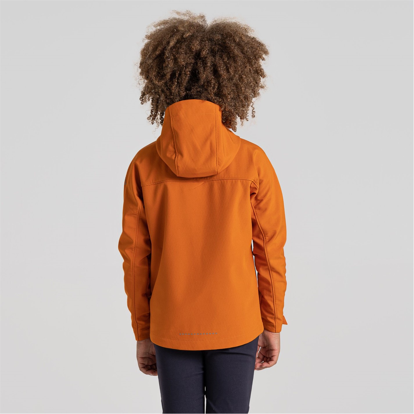Craghoppers Canyon Orng 4414700 Unisex Kids' Crag Landon Hooded Softshell Jacket - 5