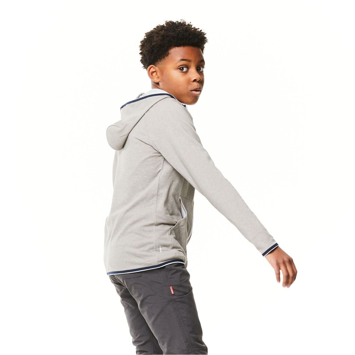 Craghoppers Sft Grey Mrl 5819828 Unisex Kids' Crag Symmons Full-Zip Fleece - 5