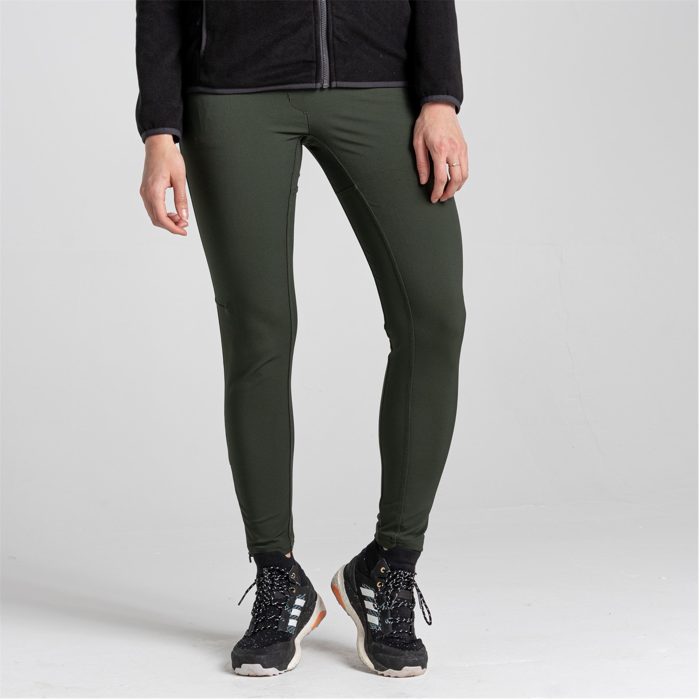 Nohavice Craghoppers Oak Green 7483800 Women's Crag Expedition Performance Walking Trousers - 2