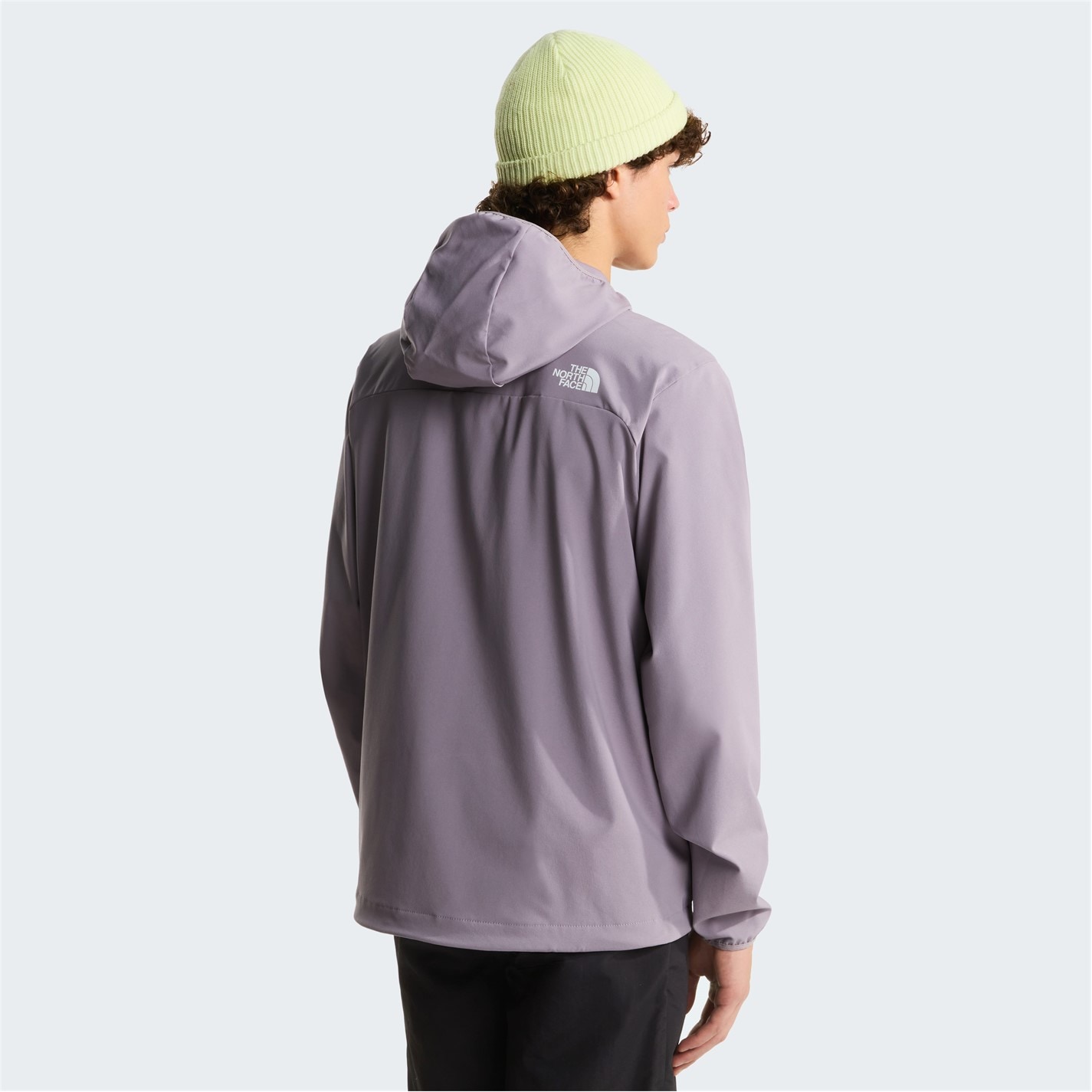 Bunda The North Face Transcendent Grey 9644540 Mens Nimble Windproof Water-Repellent Long Sleeve Softshell Jacket - 4