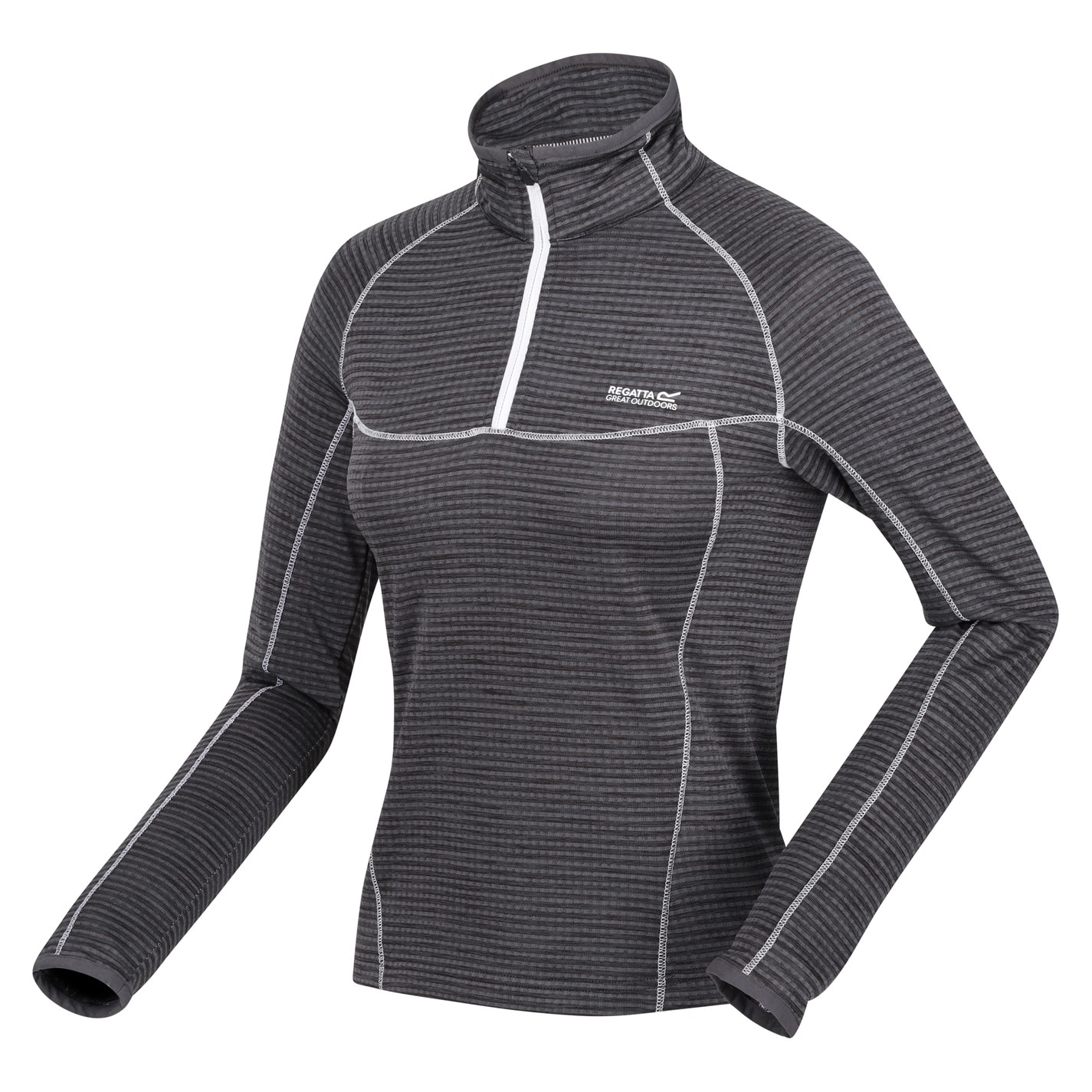 Mikina Regatta Asphalt Grey 7428913 Women's Yonder Quarter Zip Fleece - 1