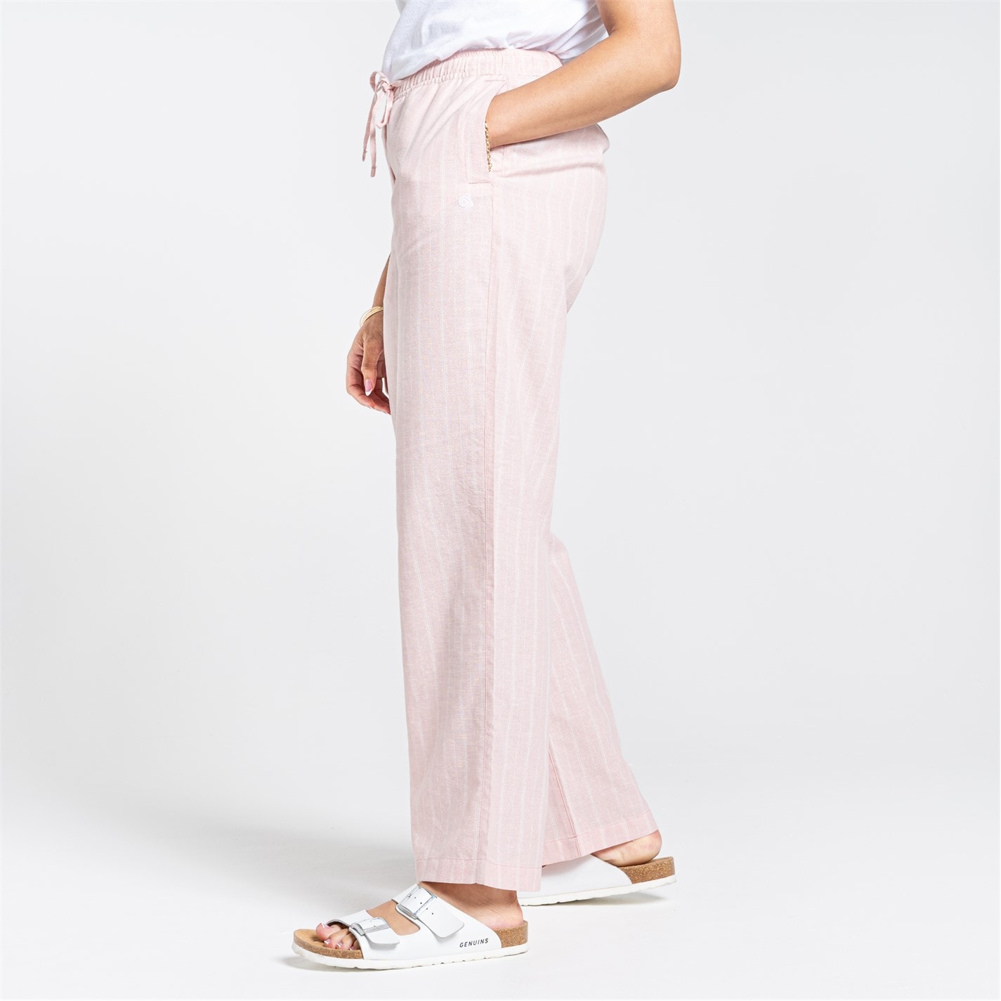 Nohavice Craghoppers PinkClay Str 4934097 Women's Laurestine Walking Trousers - 4