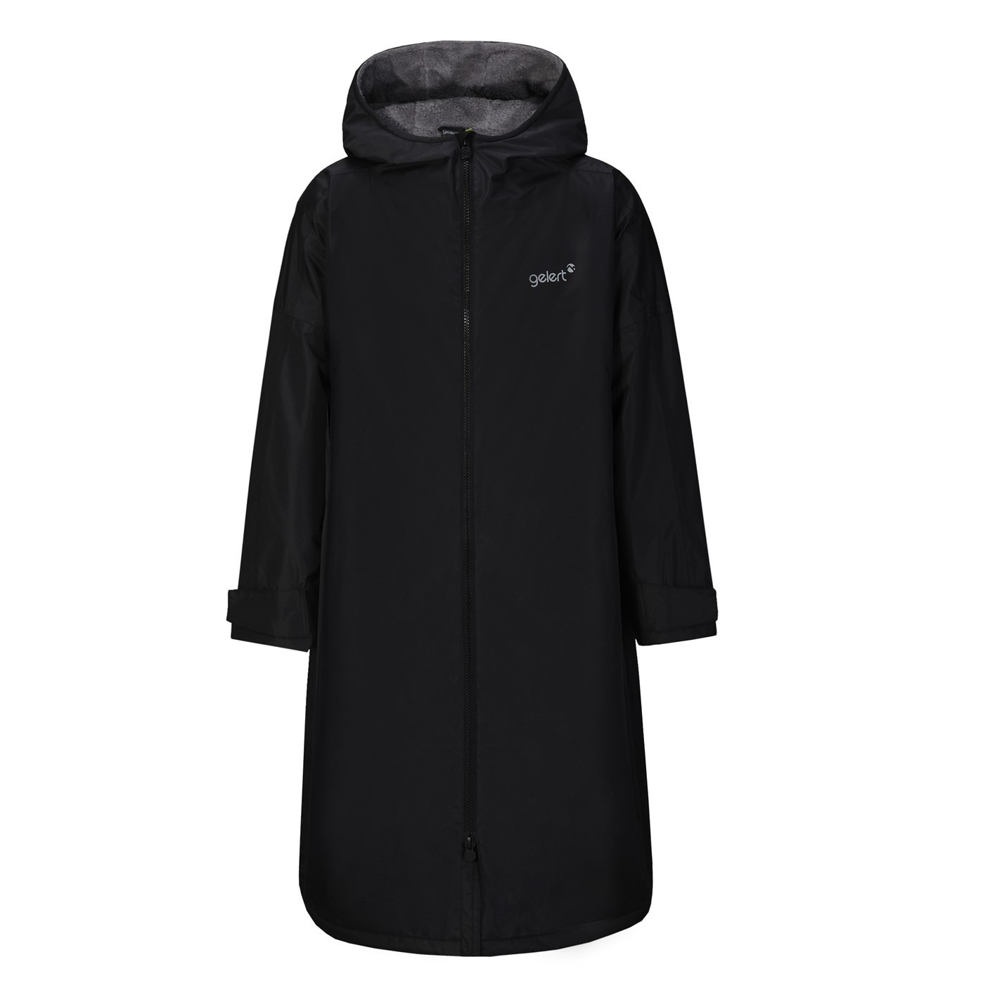 Dámska bunda Gelert Black 3143864 Unisex Adults Waterproof Fleece Lined Long Sleeve Oversized Fit Insulated Robe - 1
