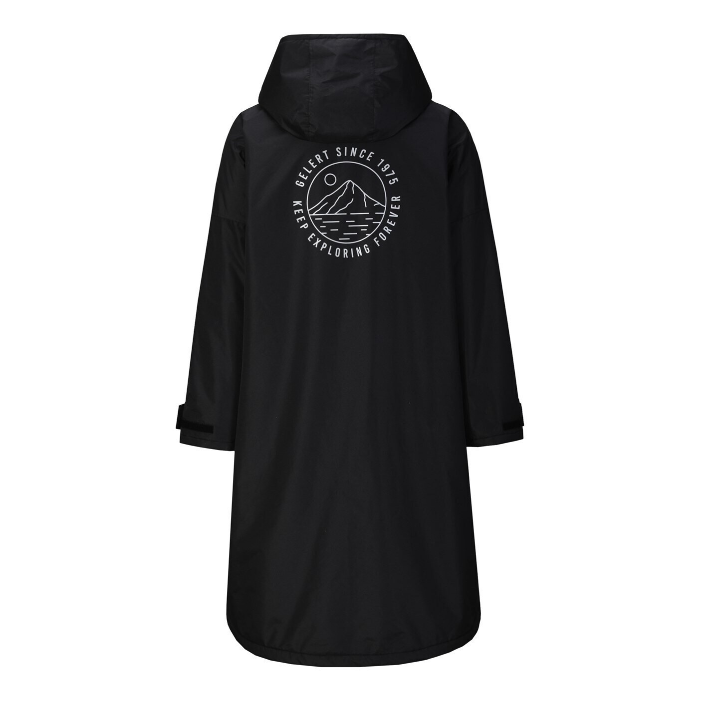 Dámska bunda Gelert Black 3143864 Unisex Adults Waterproof Fleece Lined Long Sleeve Oversized Fit Insulated Robe - 2