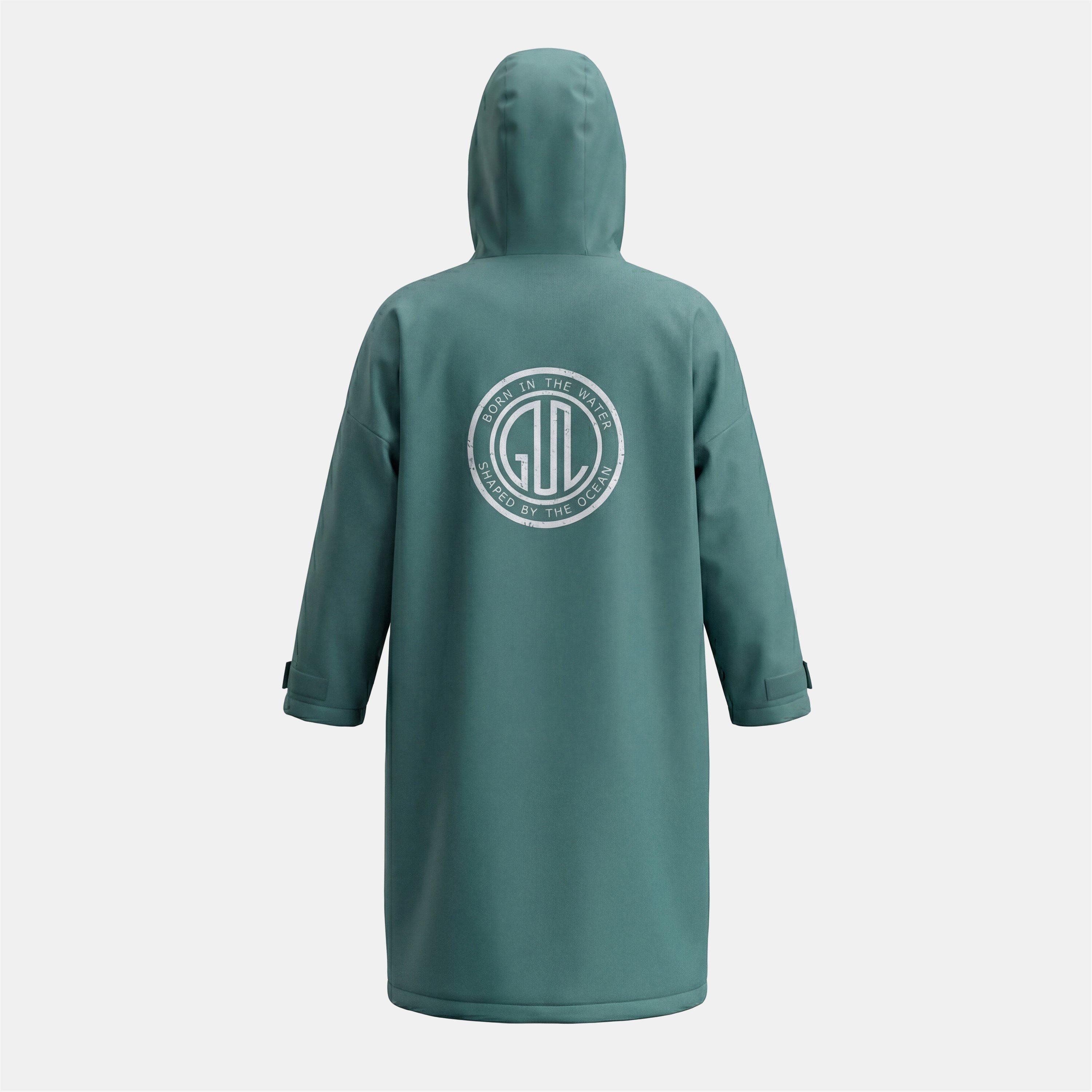 Dámska bunda Gelert Olive 1846977 Unisex Adults Waterproof Fleece Lined Long Sleeve Oversized Fit Insulated Robe - 2