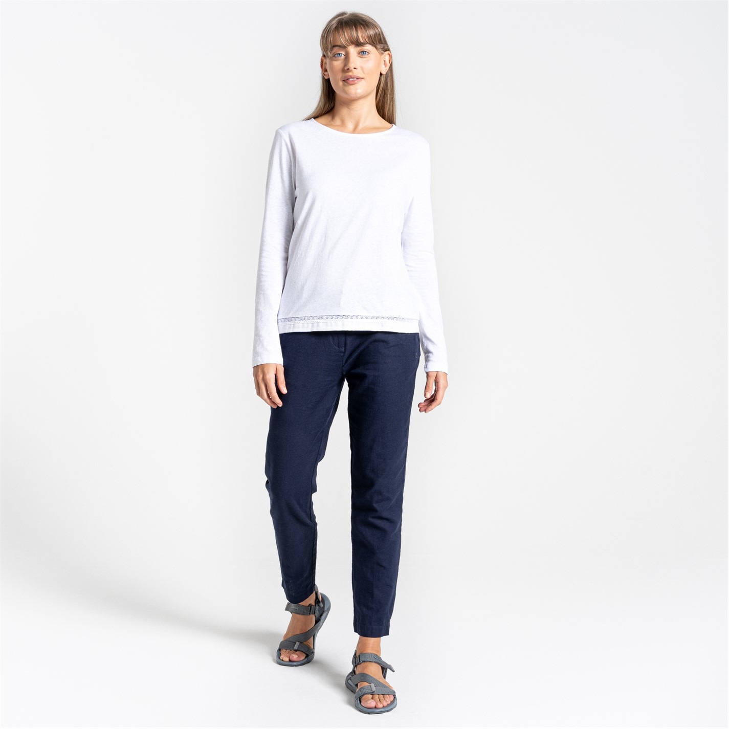 Craghoppers Blue Navy 7356447 Women's Orisia Walking Trousers - 3