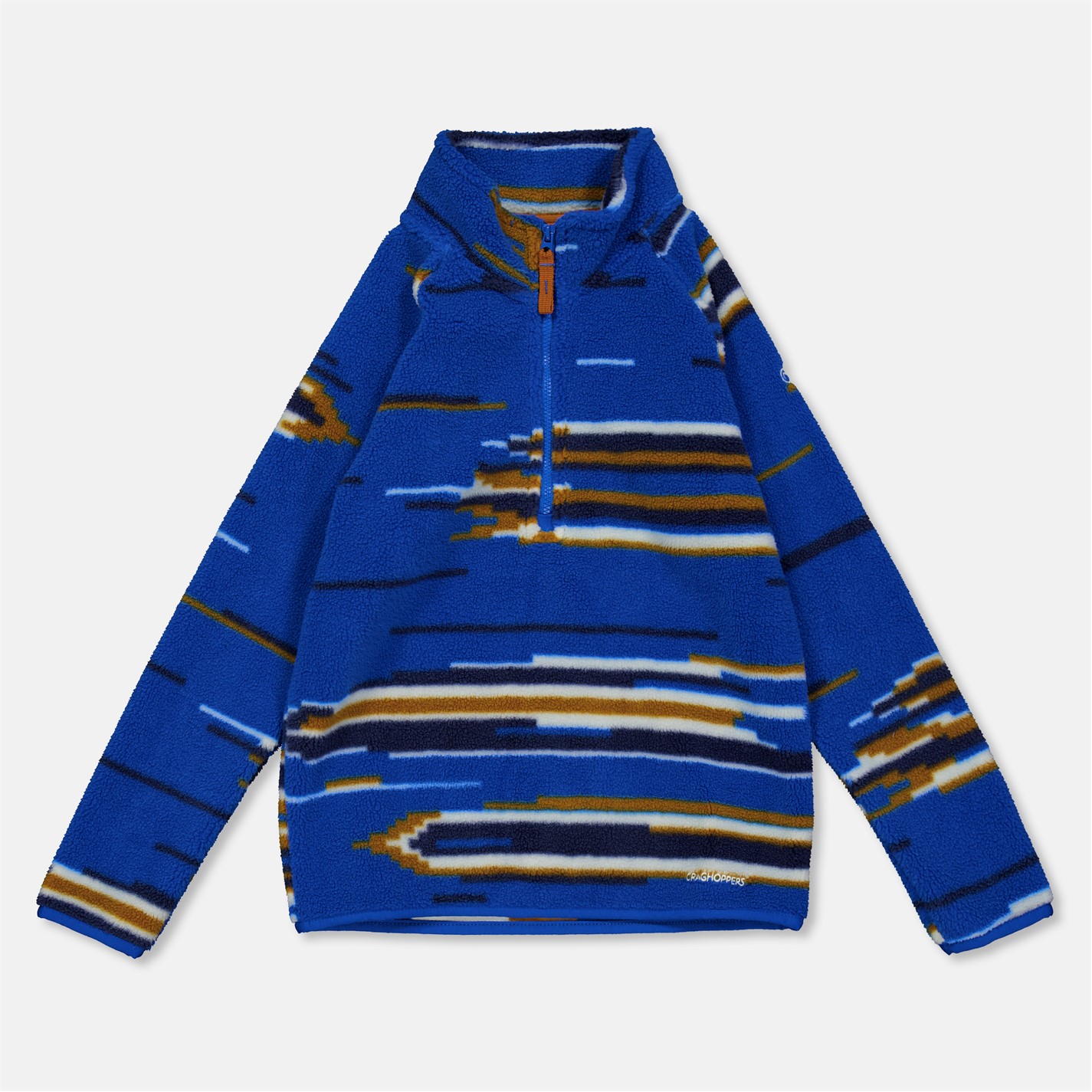 Craghoppers TitanBluePrt 3552313 Unisex Kids' Crag Tivoli Half-Zip Fleece - 1