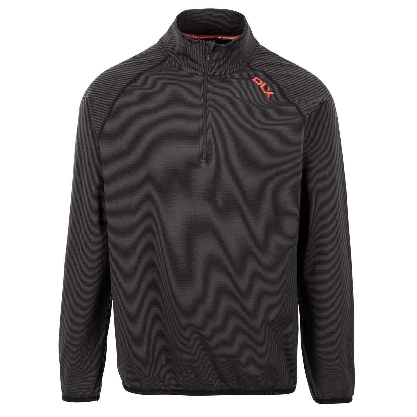 Tričko DLX Black 4046657 Men's Hulton Long-Sleeve Performance T-Shirt - 1