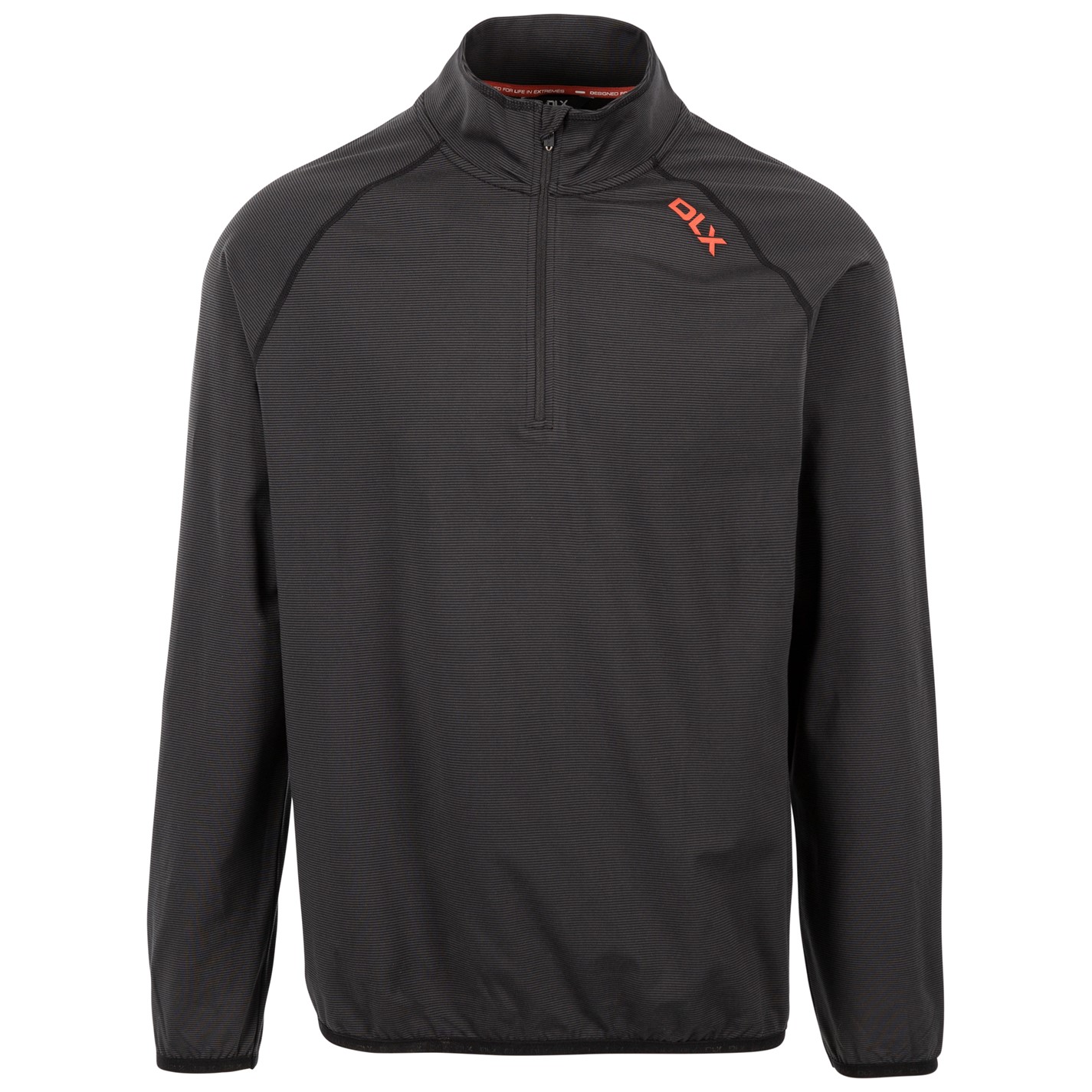 Tričko DLX Black 4046657 Men's Hulton Long-Sleeve Performance T-Shirt - 2