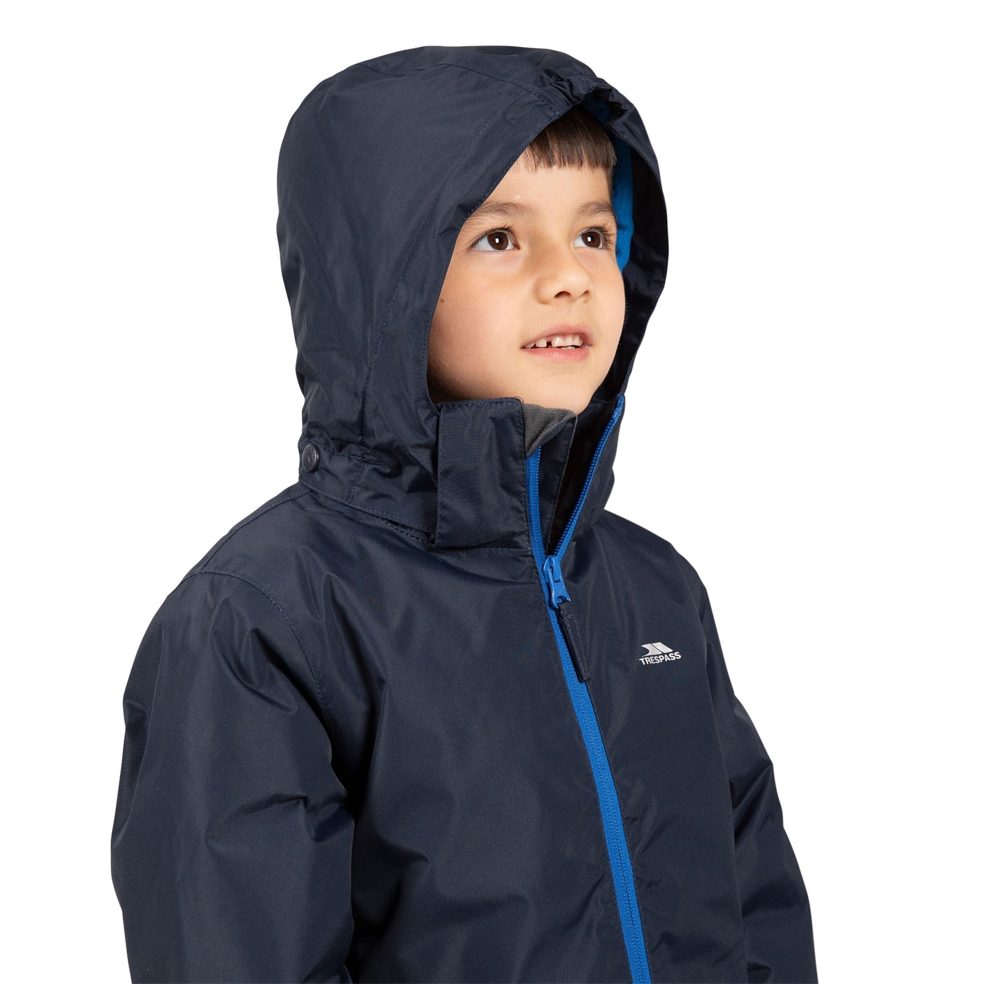 Trespass Navy 7401258 Kids' Rudi Waterproof Jacket - 4