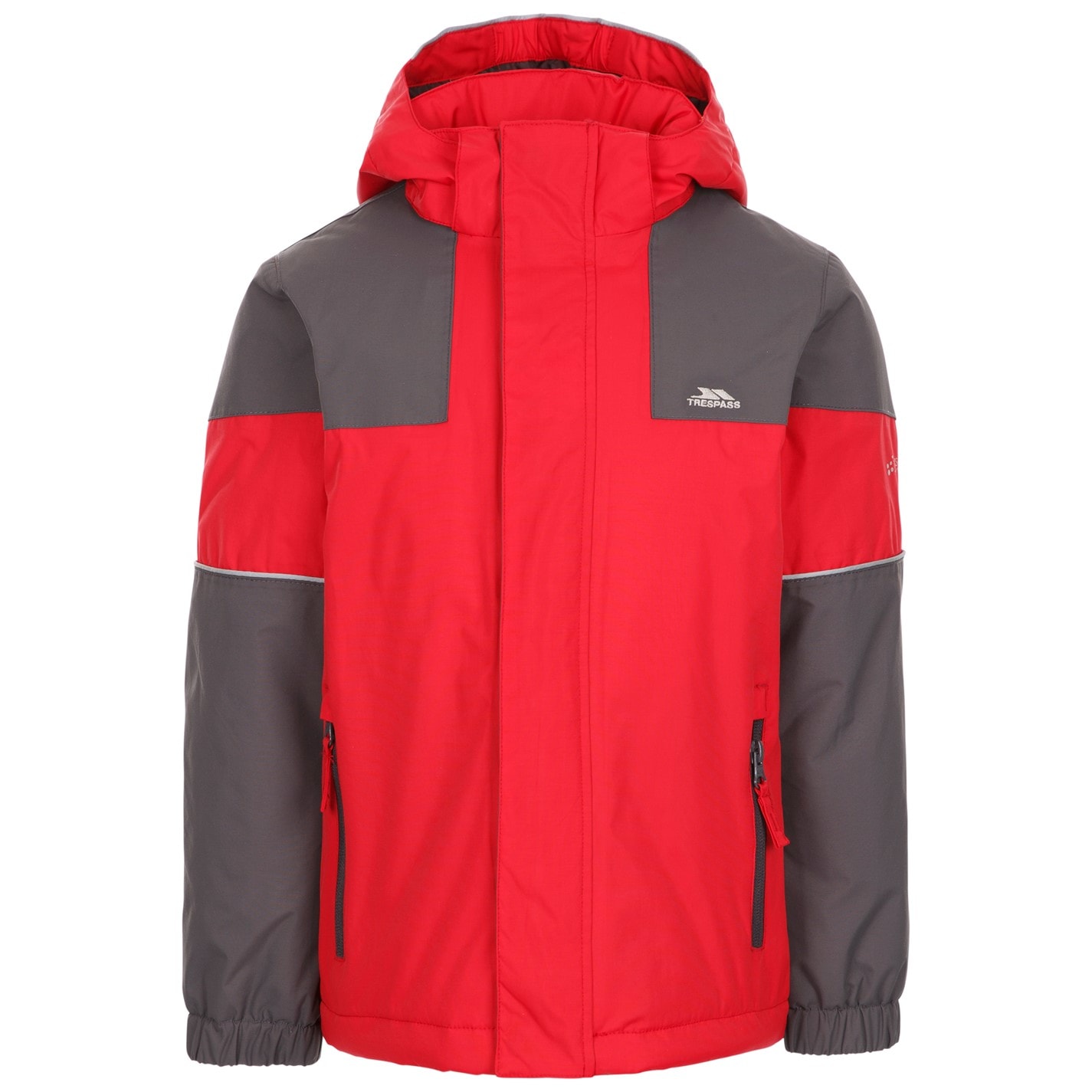 Trespass Red 579674 Kids' Waterproof Breathable Windproof Jacket - 1