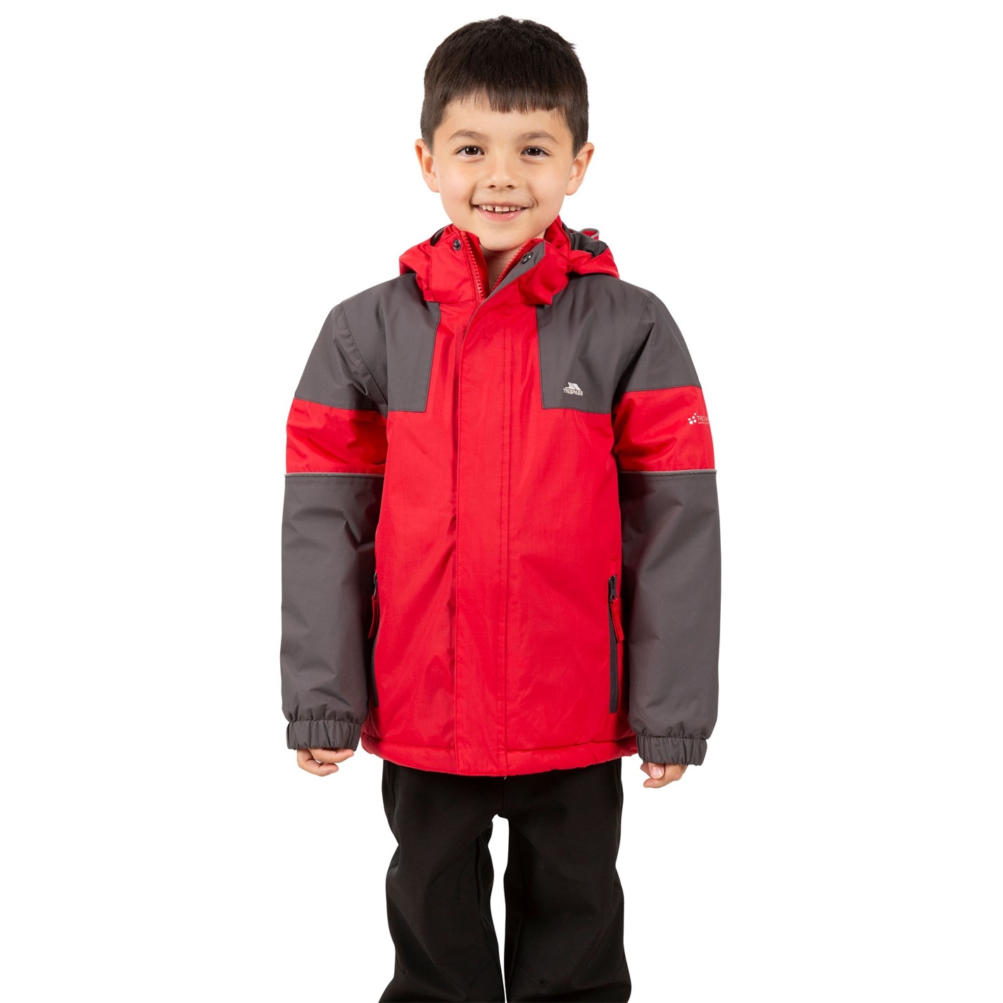 Trespass Red 579674 Kids' Waterproof Breathable Windproof Jacket - 2