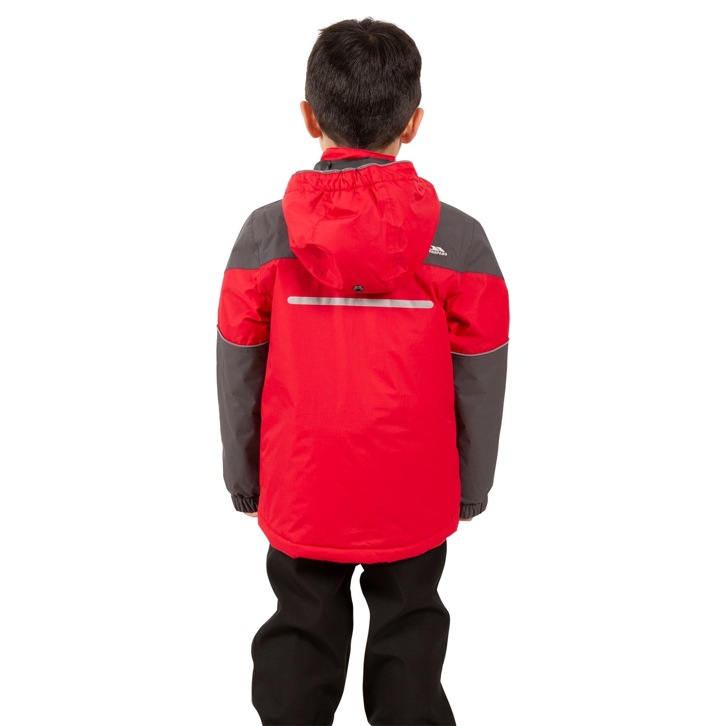 Trespass Red 579674 Kids' Waterproof Breathable Windproof Jacket - 3