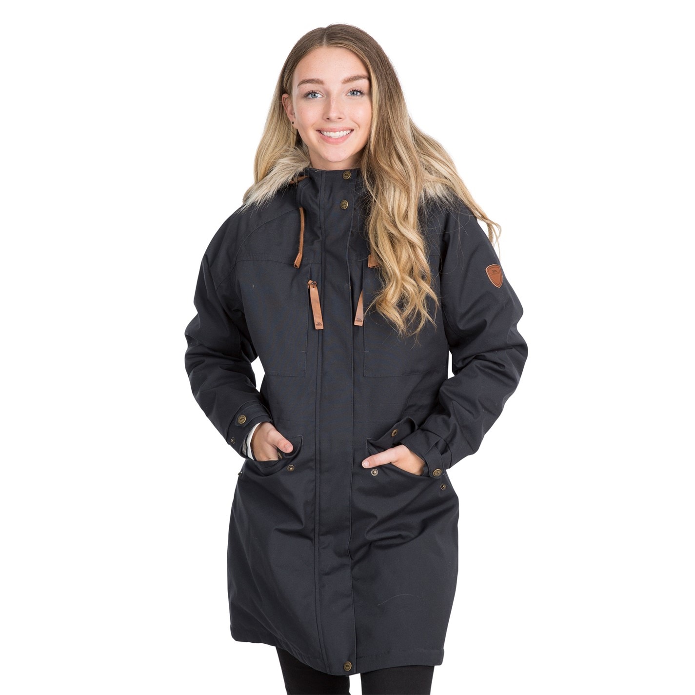 Dámska bunda Trespass Dark Grey 8348165 Women's Faithful Waterproof Parka - 2