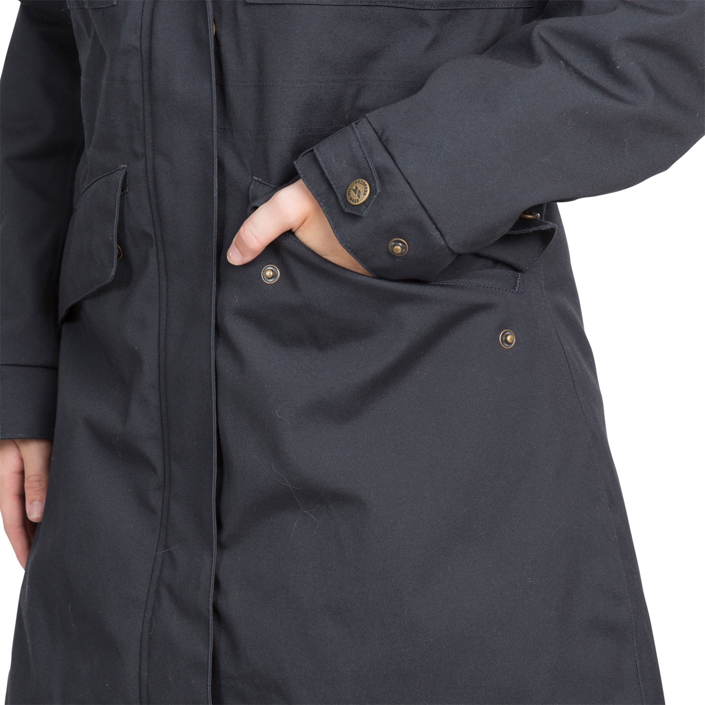 Dámska bunda Trespass Dark Grey 8348165 Women's Faithful Waterproof Parka - 7