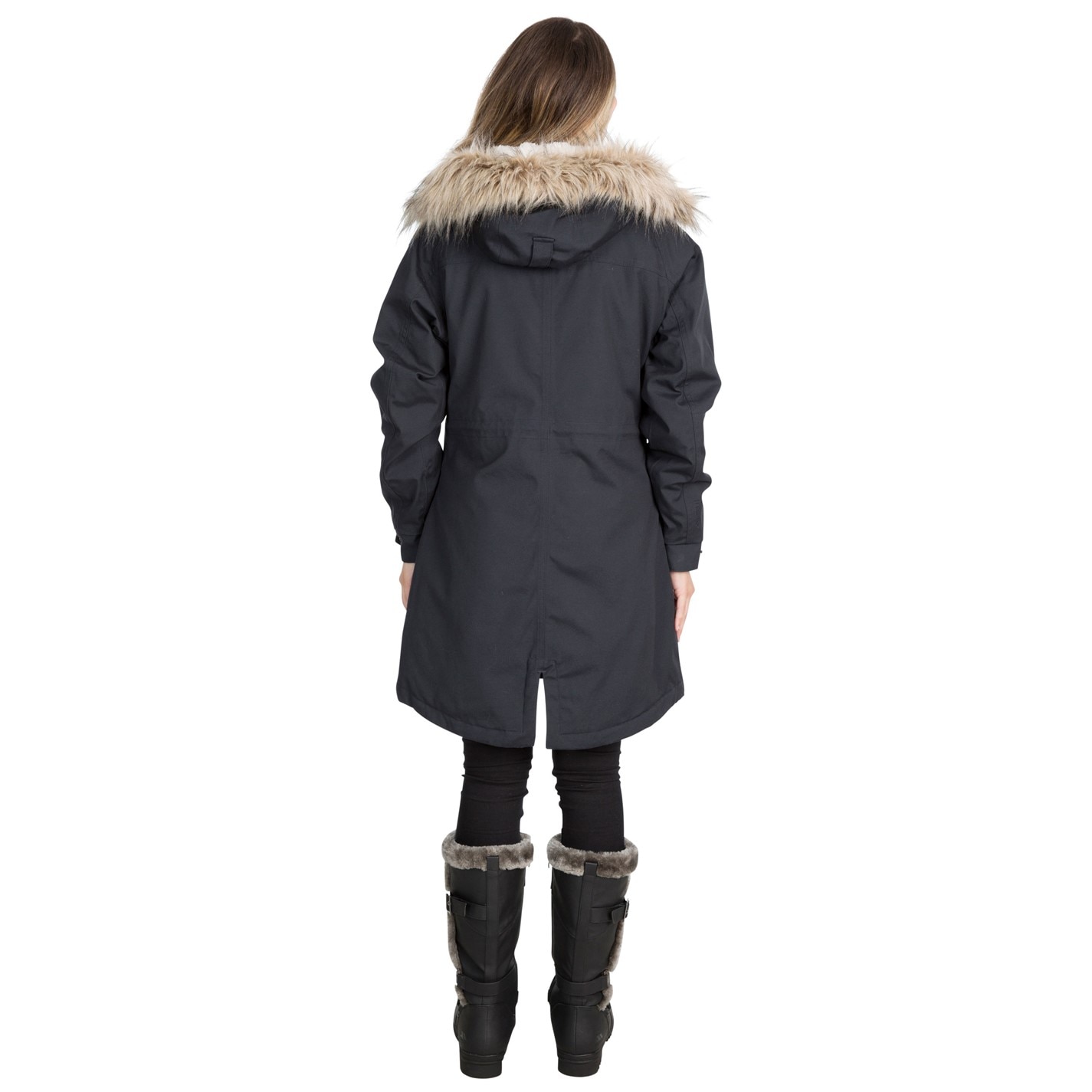 Dámska bunda Trespass Dark Grey 8348165 Women's Faithful Waterproof Parka - 3