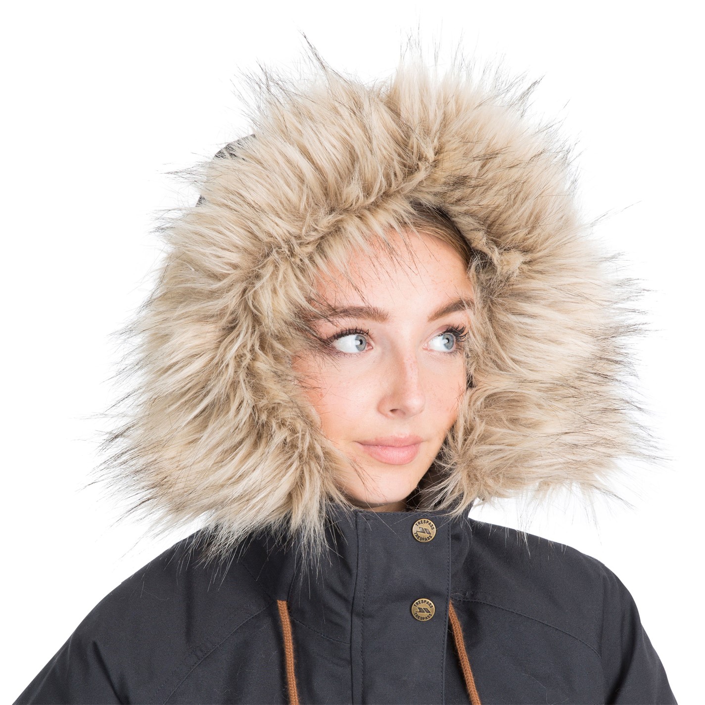 Dámska bunda Trespass Dark Grey 8348165 Women's Faithful Waterproof Parka - 4