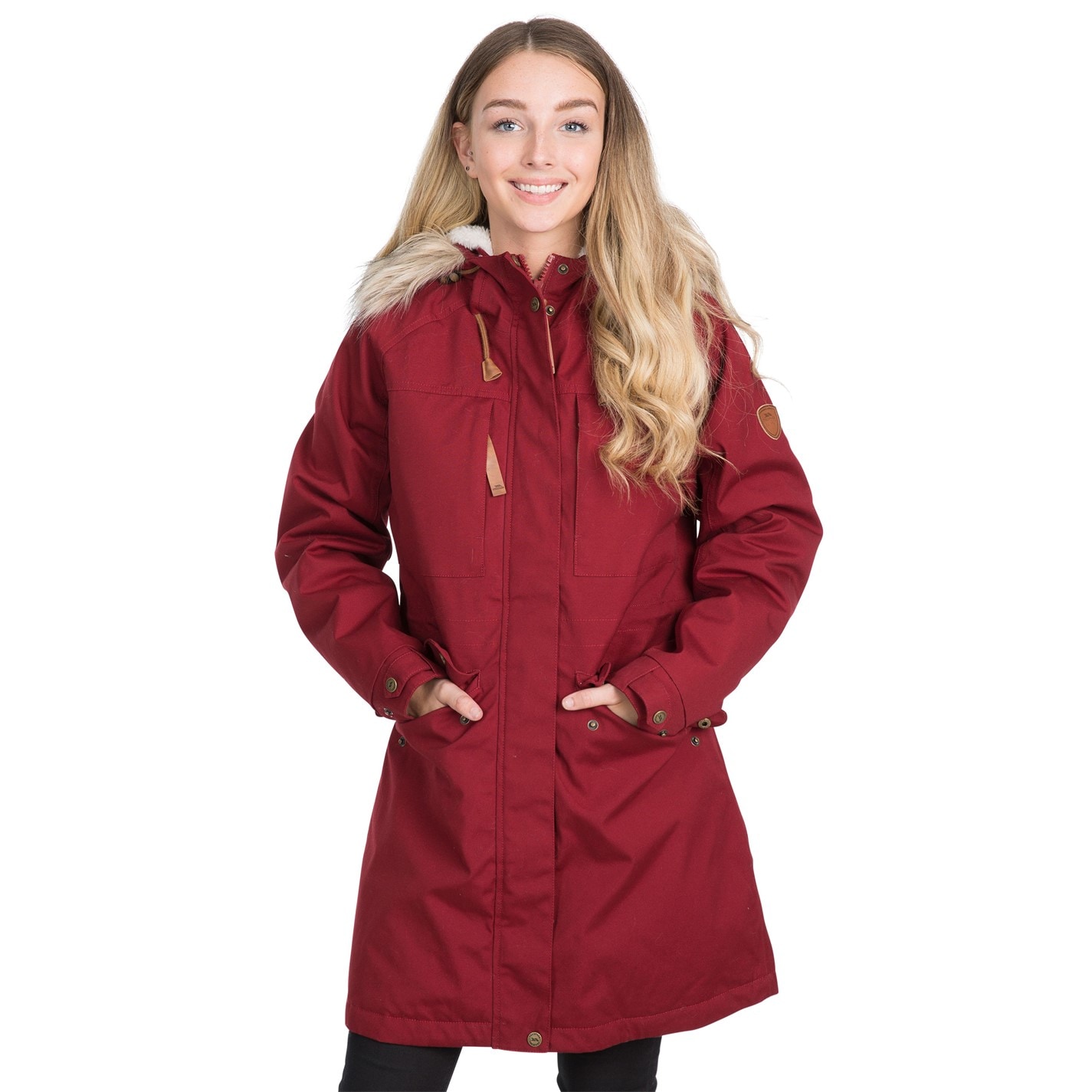 Dámska bunda Trespass Merlot 3558777 Women's Faithful Waterproof Parka - 2