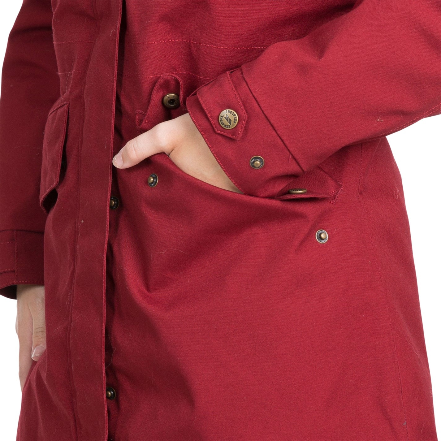Dámska bunda Trespass Merlot 3558777 Women's Faithful Waterproof Parka - 7