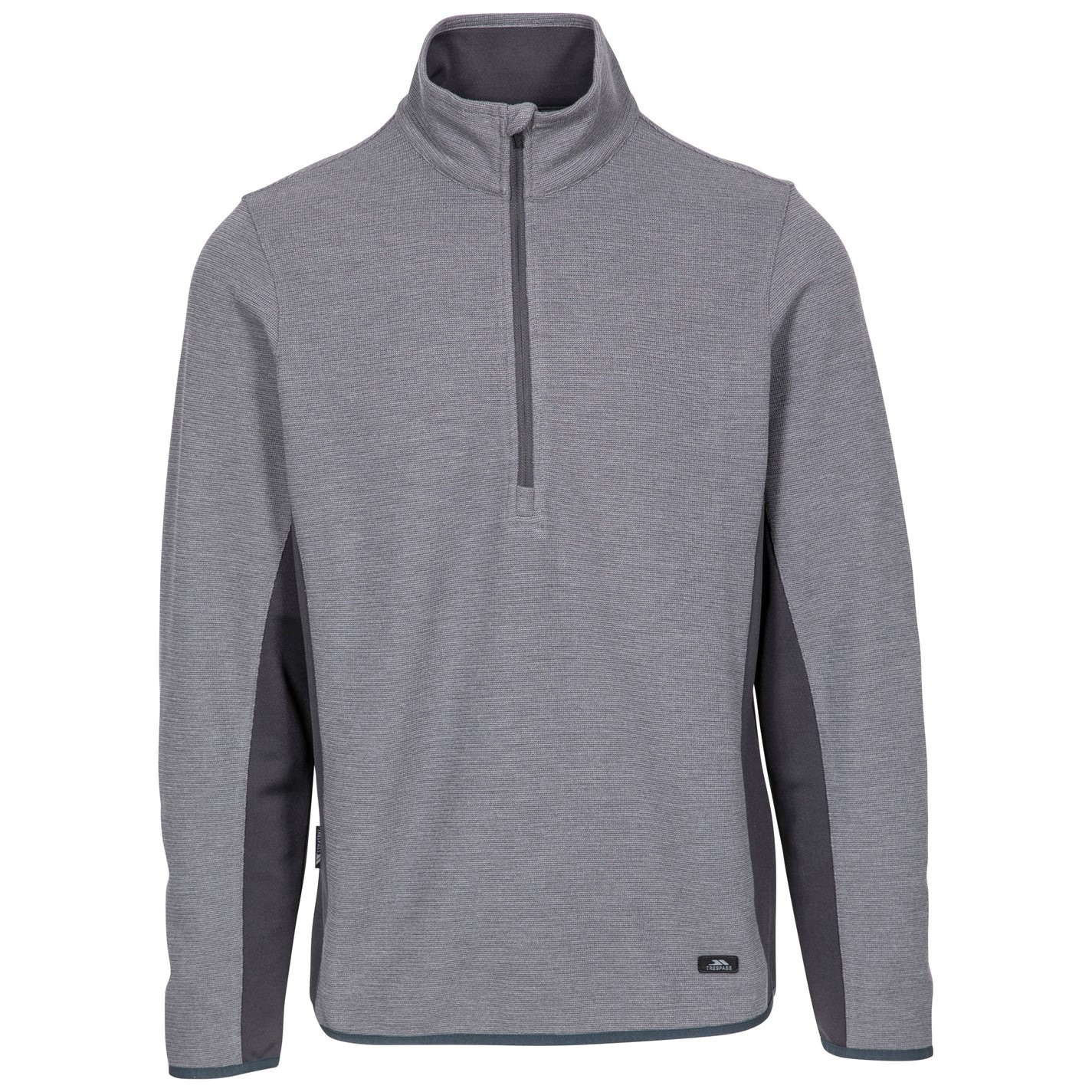 Tričko Trespass Storm Grey 2620009 Men's Wotterham Long-Sleeve Performance T-Shirt - 1