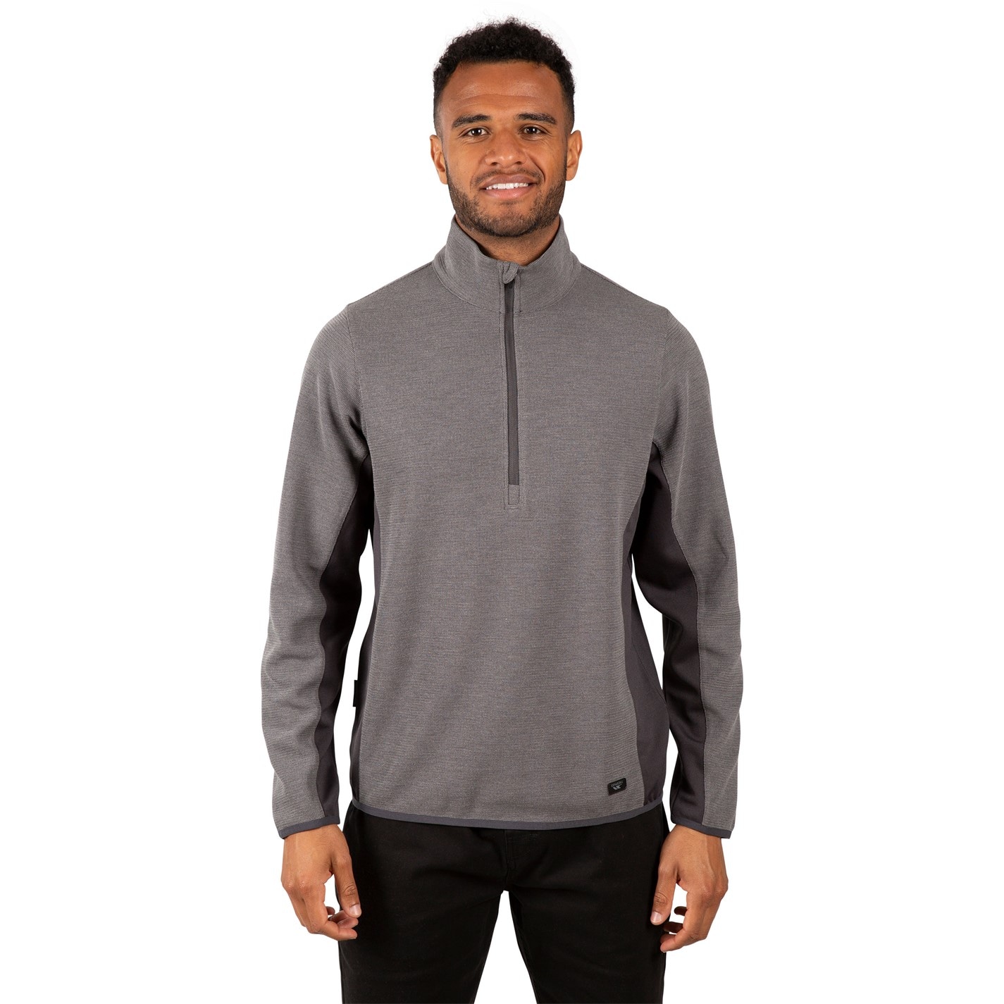 Tričko Trespass Storm Grey 2620009 Men's Wotterham Long-Sleeve Performance T-Shirt - 3